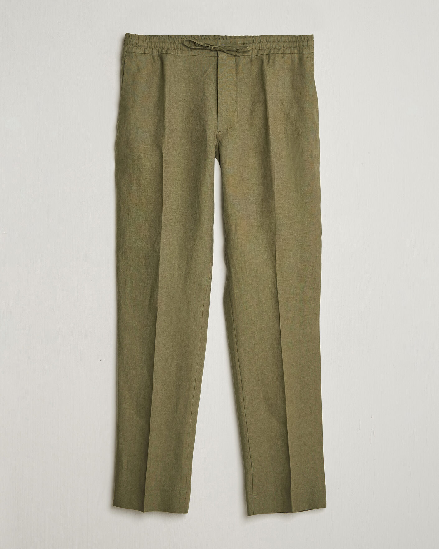Homme | Pantalons | J.Lindeberg | Soren Drape Linen Pants Kalamata