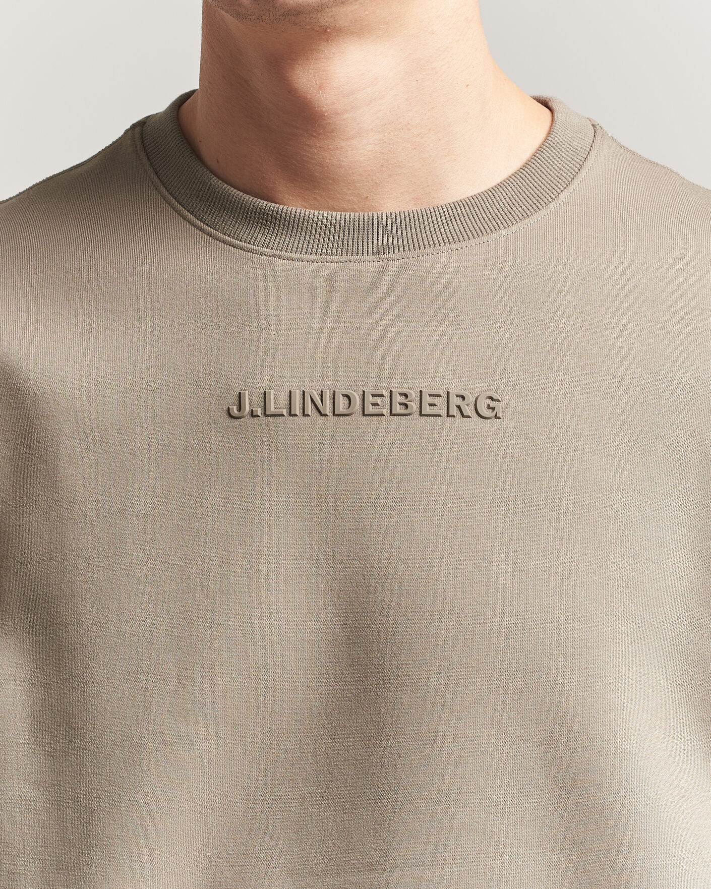 Heren | Truien | J.Lindeberg | Club Crew Neck Brindle