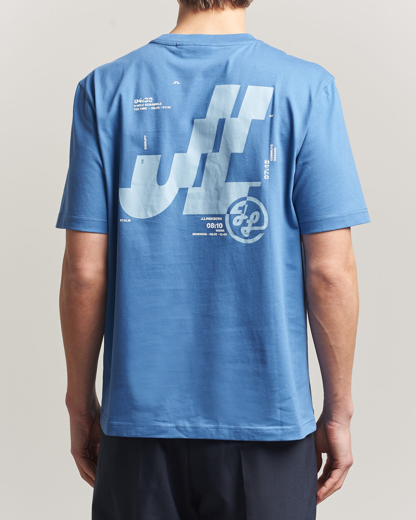 Homme | T-shirts | J.Lindeberg | Parcie T-Shirt Federal Blue