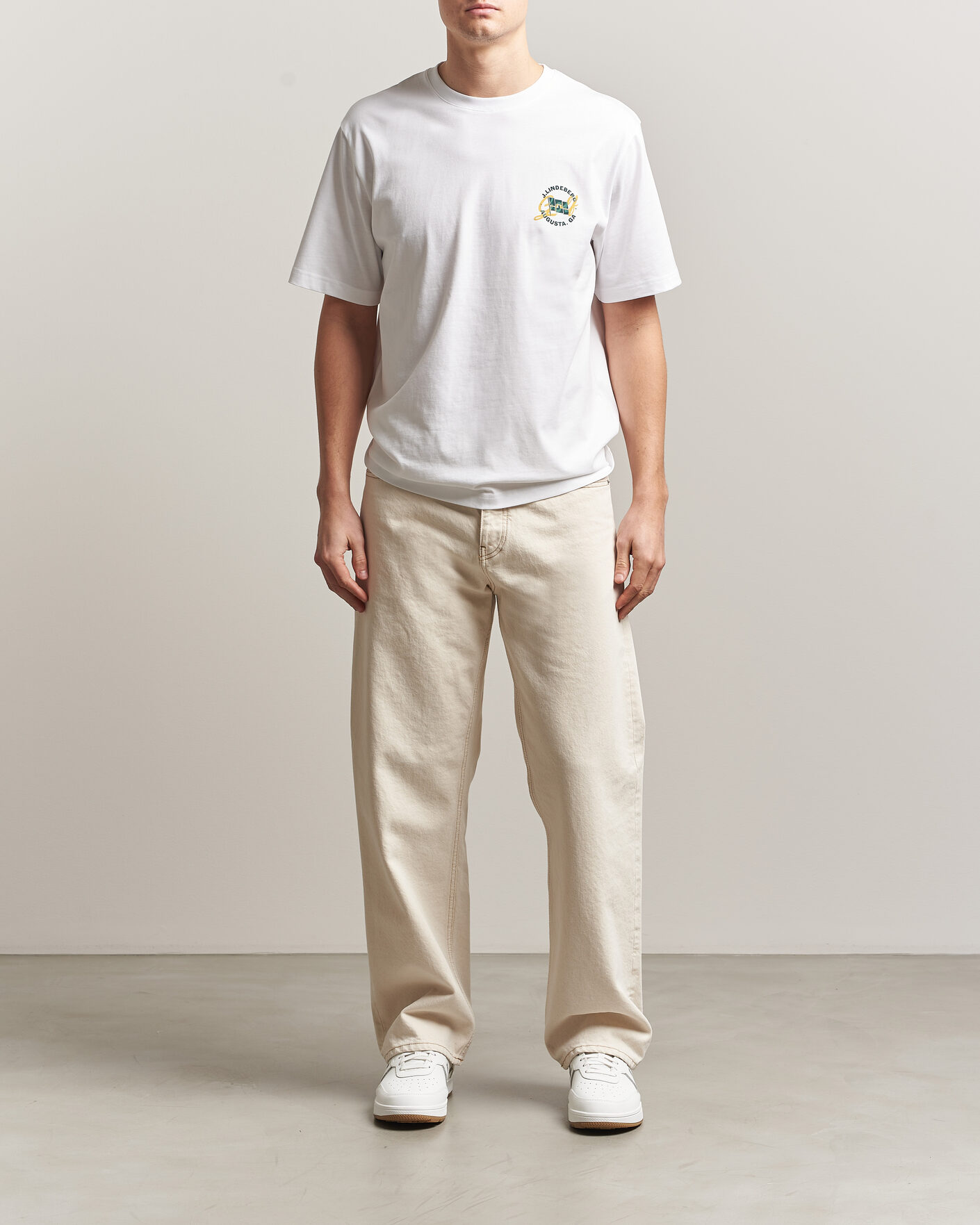 Homme | T-shirts | J.Lindeberg | Parcie Tour T-Shirt White