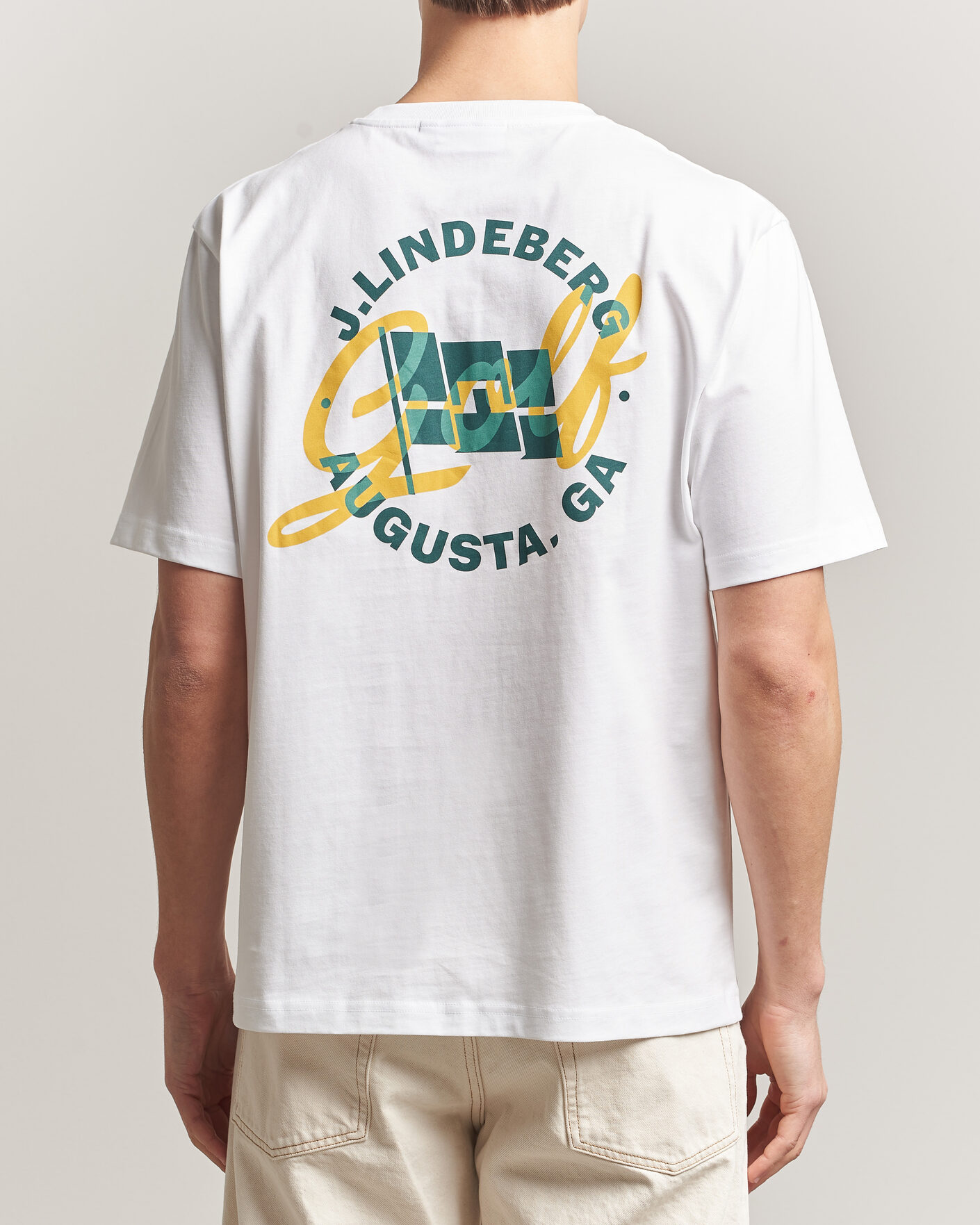 Homme | T-shirts | J.Lindeberg | Parcie Tour T-Shirt White