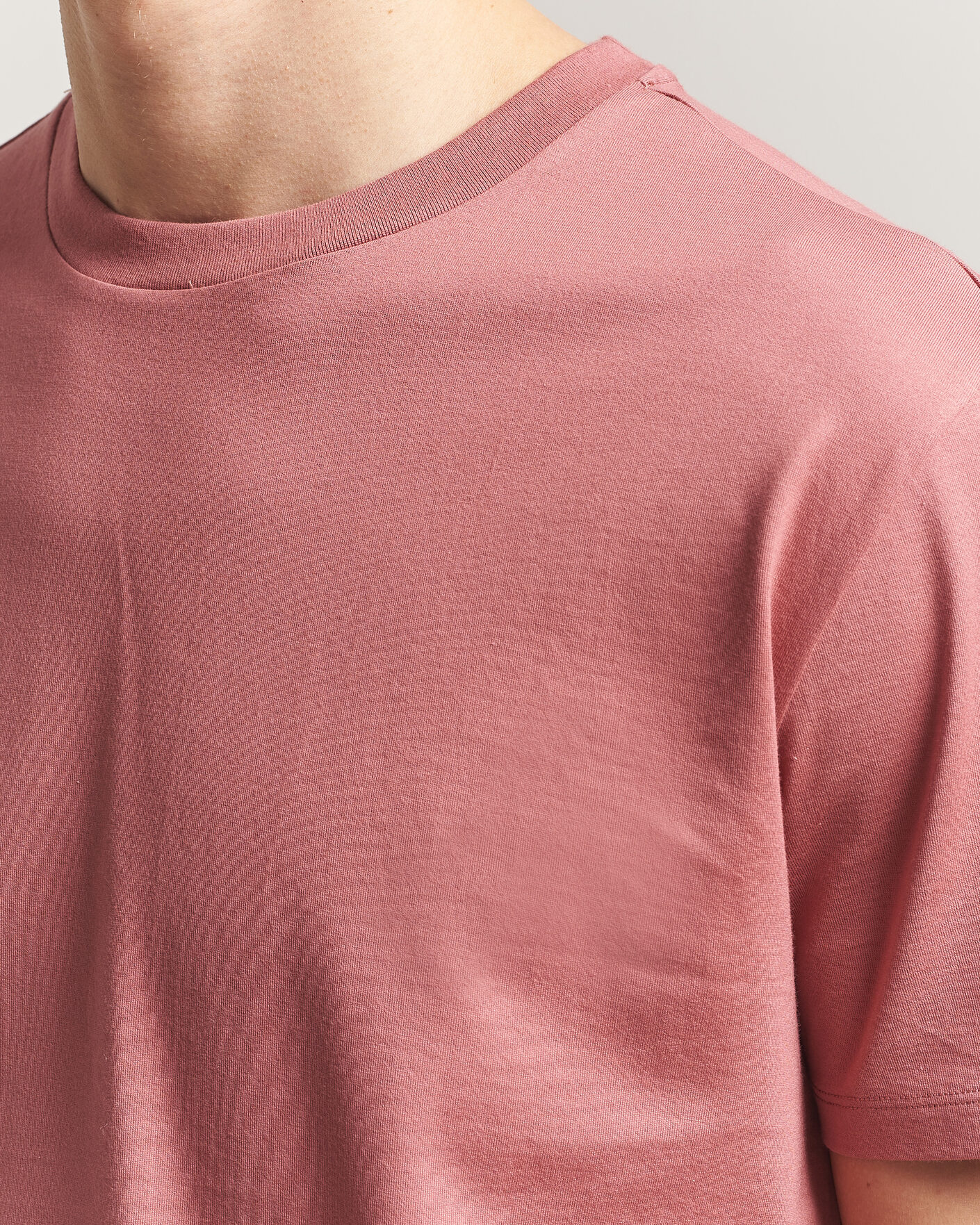 Homme | T-shirts | J.Lindeberg | Sid Basic T-Shirt Withered Rose