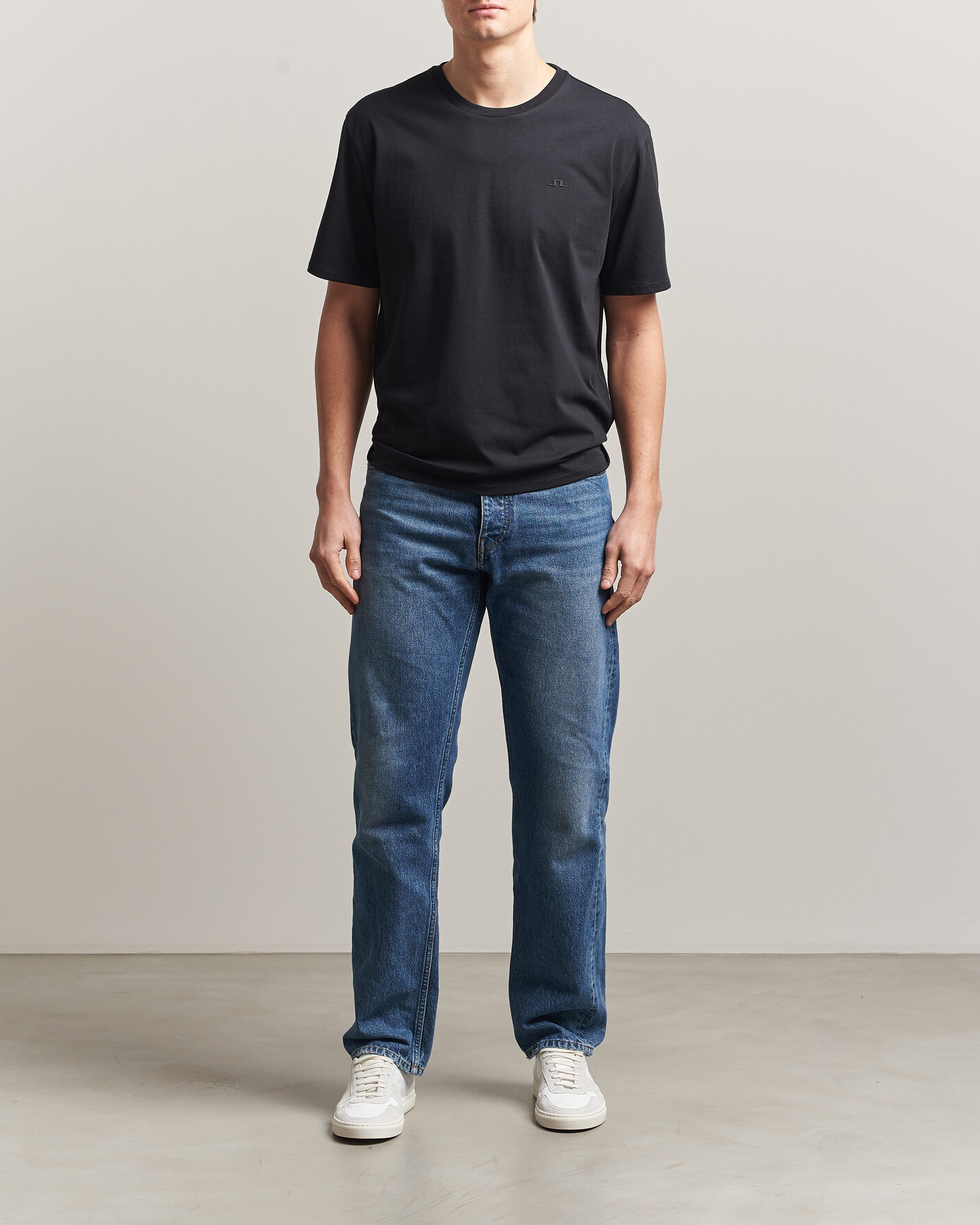 Heren | T-shirts | J.Lindeberg | Alpha T-Shirt Black