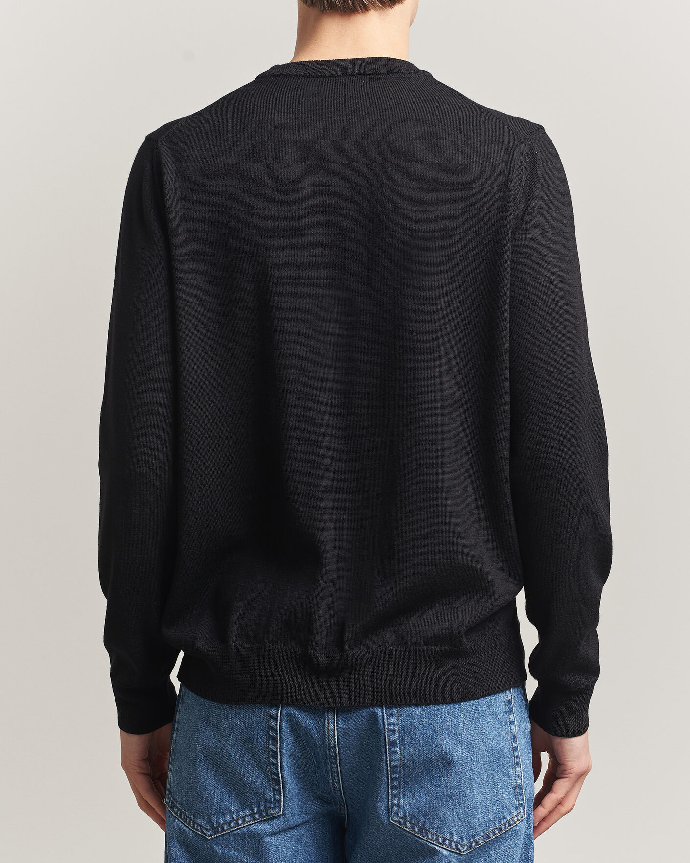 Homme | Pulls Et Tricots | J.Lindeberg | Keane Merino Crew Neck Pullover Black