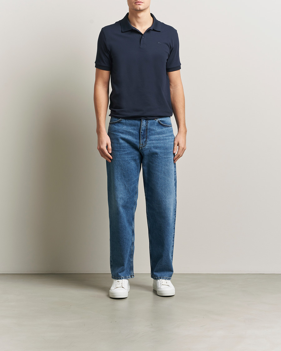 Heren | Polo's | J.Lindeberg | Verse Polo JL Navy