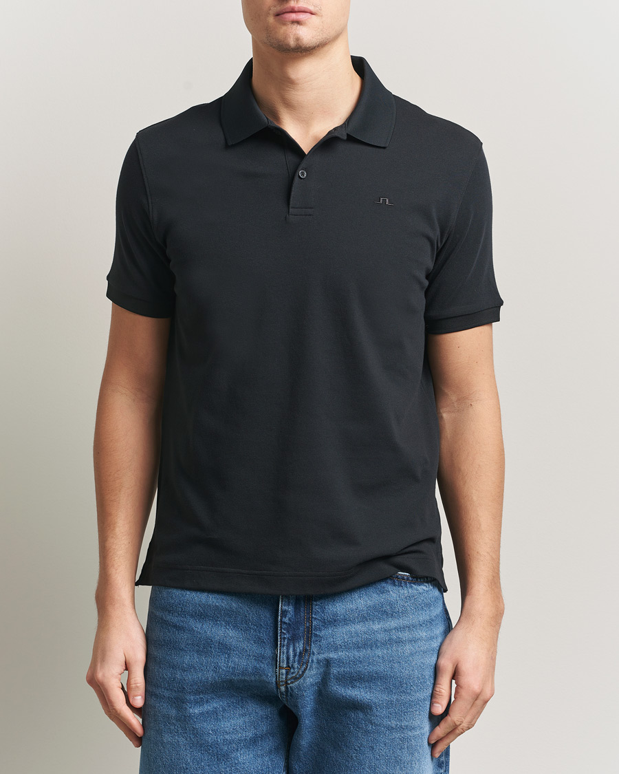 Homme | Polos | J.Lindeberg | Verse Polo Black