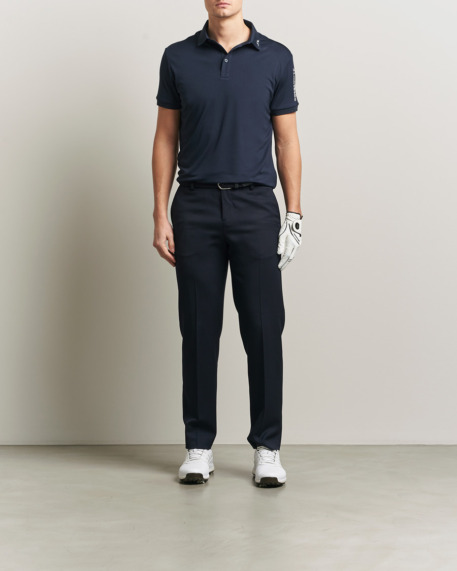Homme | Polos | J.Lindeberg | Tour Tech Polo JL Navy
