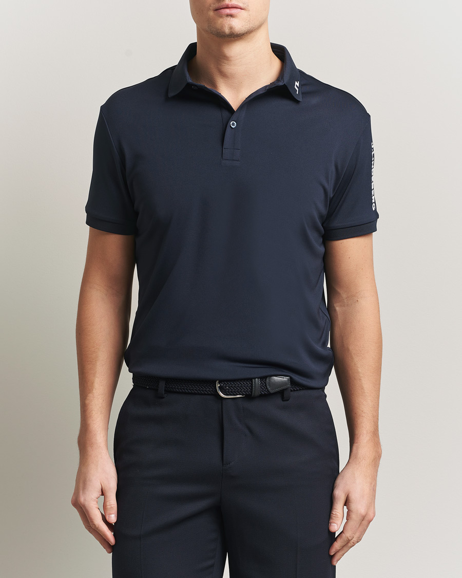 Homme | Polos | J.Lindeberg | Tour Tech Polo JL Navy