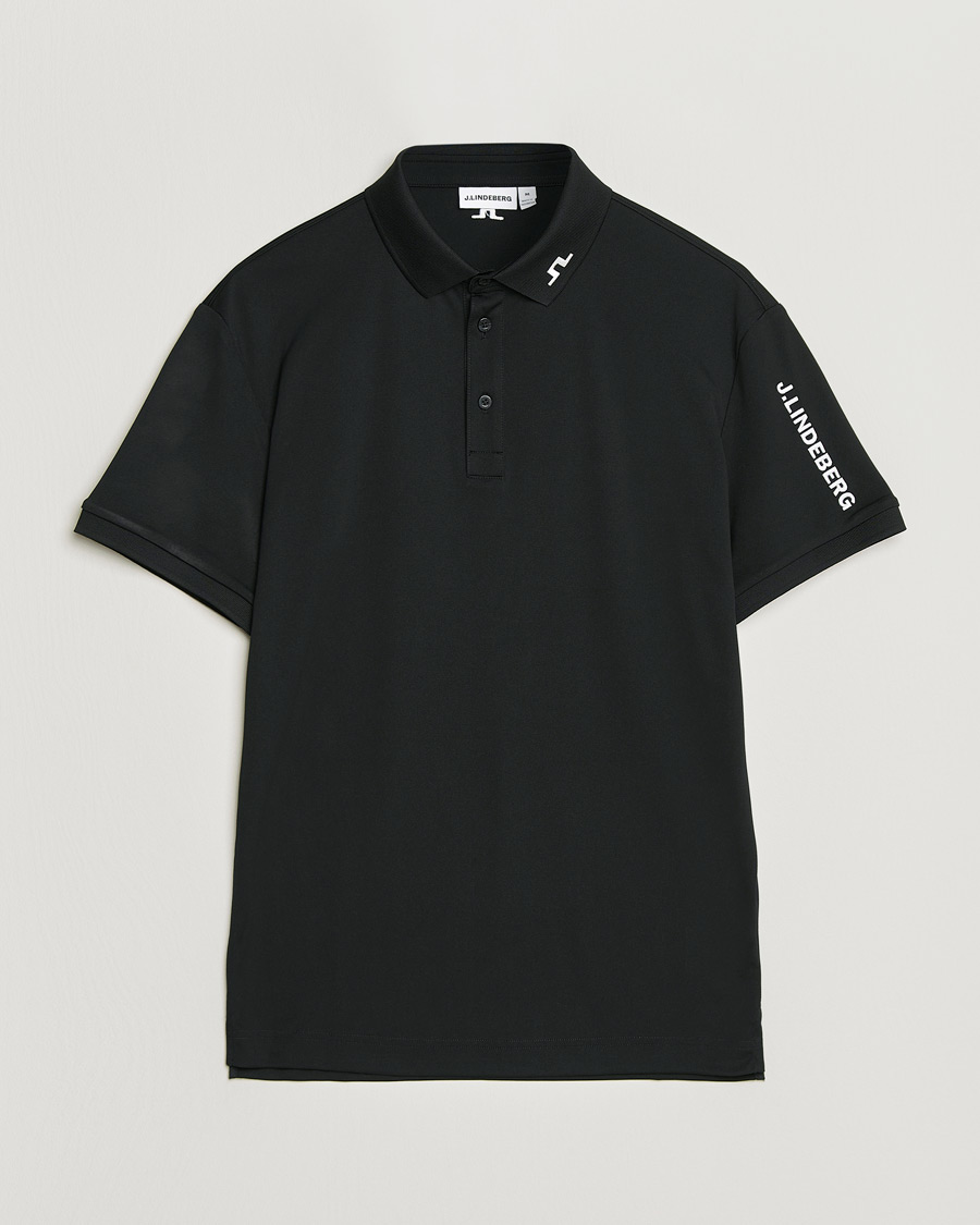 Heren | Polo's | J.Lindeberg | Tour Tech Polo Black