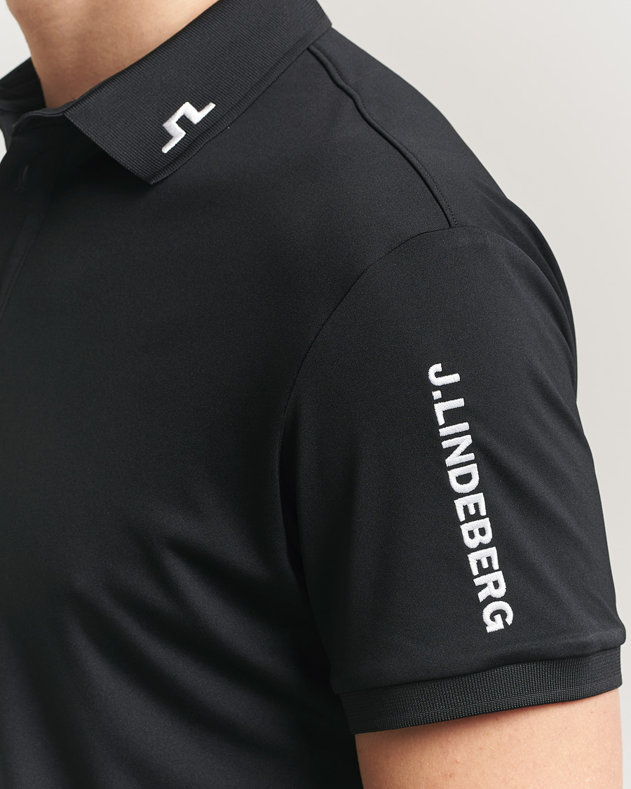 Homme | Polos | J.Lindeberg | Tour Tech Polo Black