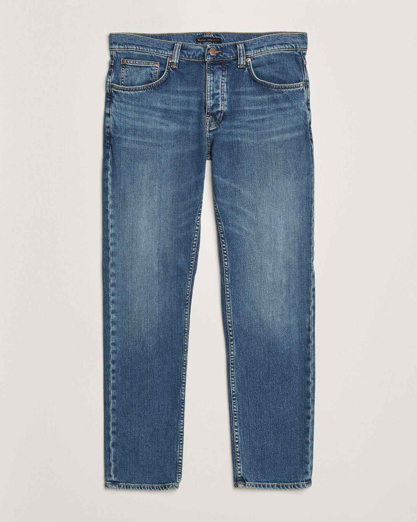 Heren | Broeken | Nudie Jeans | Solid Ollie Jeans Blue Blur
