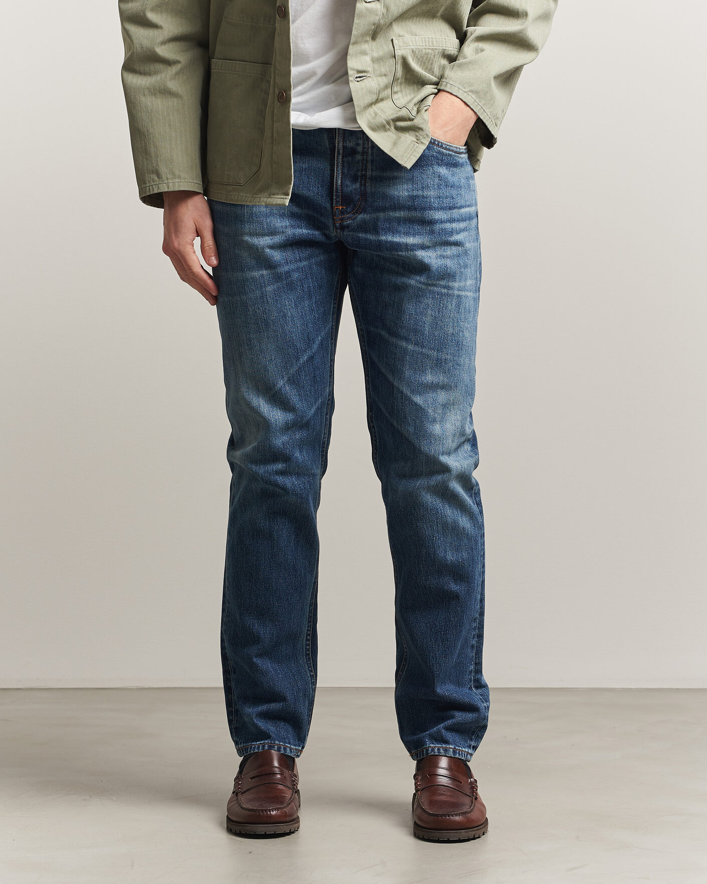 Heren | Jeans | Nudie Jeans | Steady Eddie II Jeans Muted Tracks
