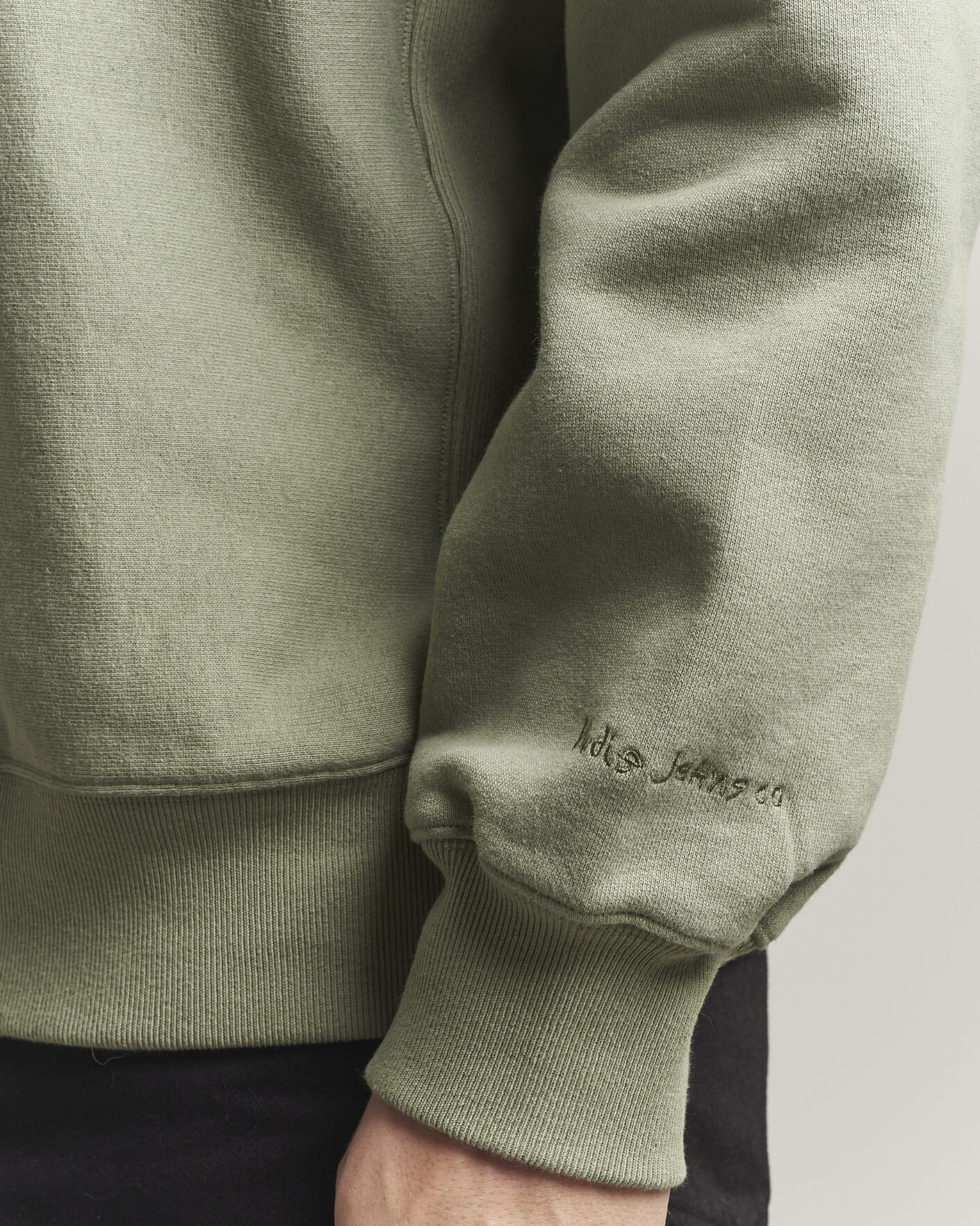 Heren | Truien | Nudie Jeans | Hasse Crew Neck Sweatshirt Green