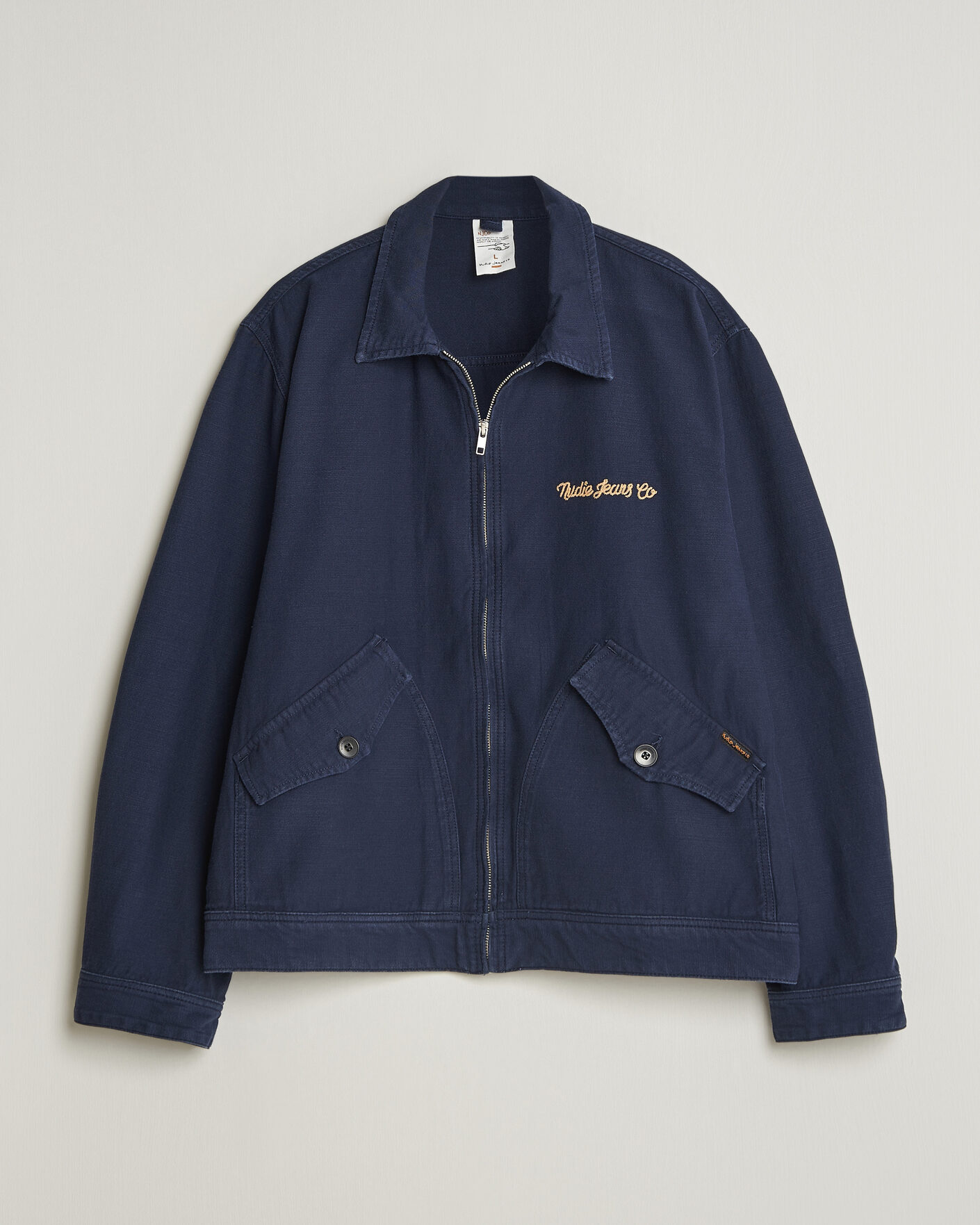 Homme | Manteaux Et Vestes | Nudie Jeans | Blake Embroided Jacket Navy