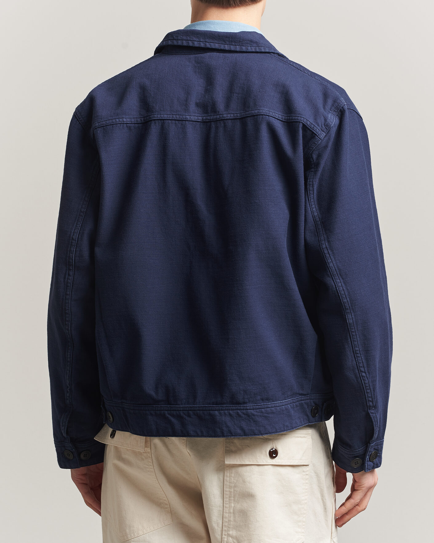 Heren | Jassen | Nudie Jeans | Blake Embroided Jacket Navy