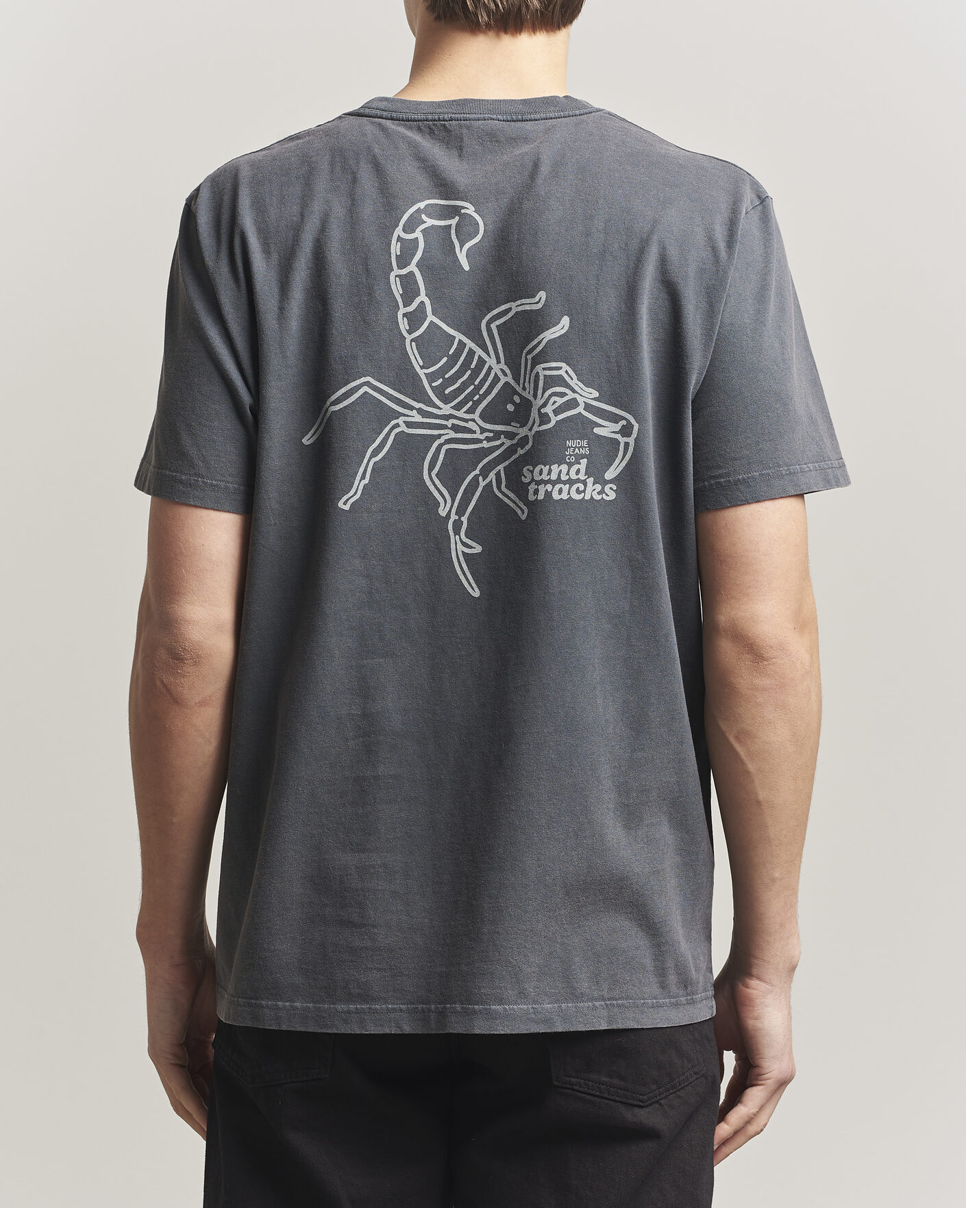 Homme | T-shirts | Nudie Jeans | Roy Printed T-Shirt Antracite