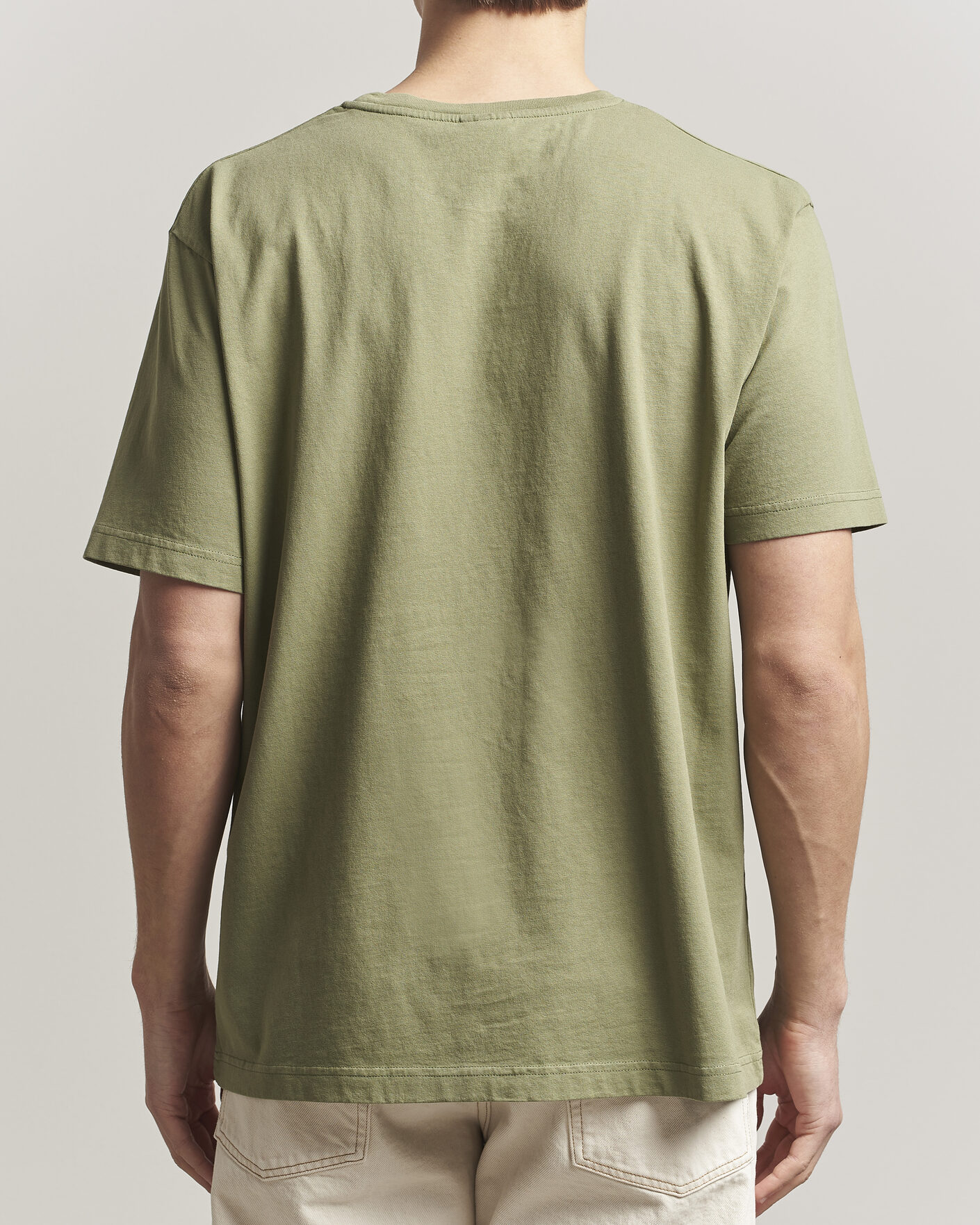 Heren | T-shirts | Nudie Jeans | Uno Everyday Crew Neck T-Shirt Green