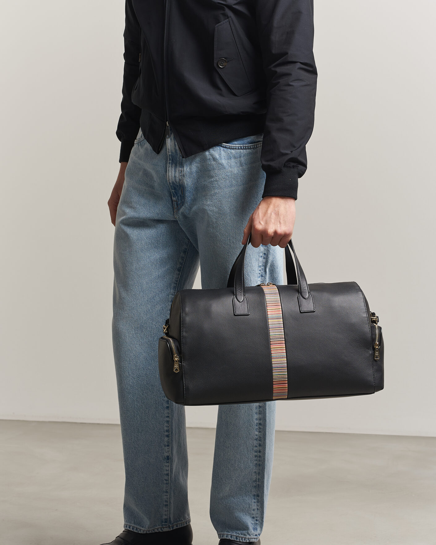 Heren | Tassen | Paul Smith | Signature Trim Holdall Black