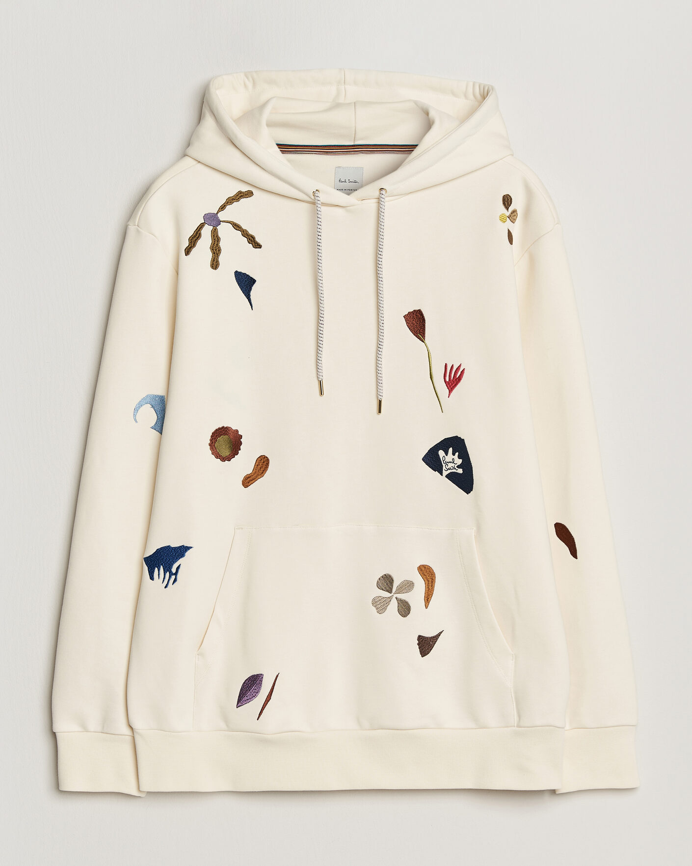 Heren | Truien | Paul Smith | Embroidered Hoodie White