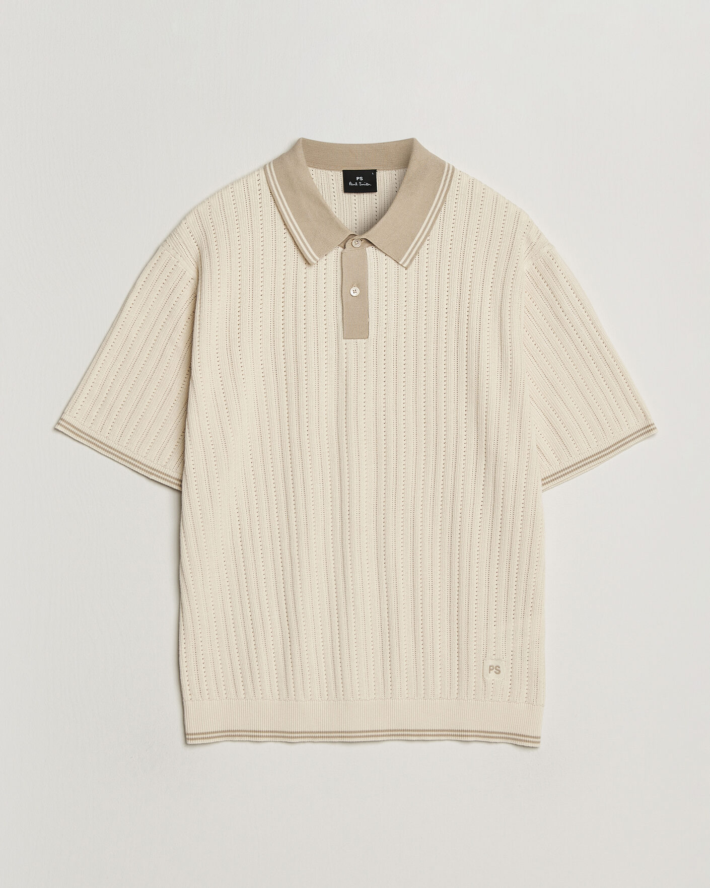 Heren | Polo's | PS Paul Smith | Cotton Knitted Polo White