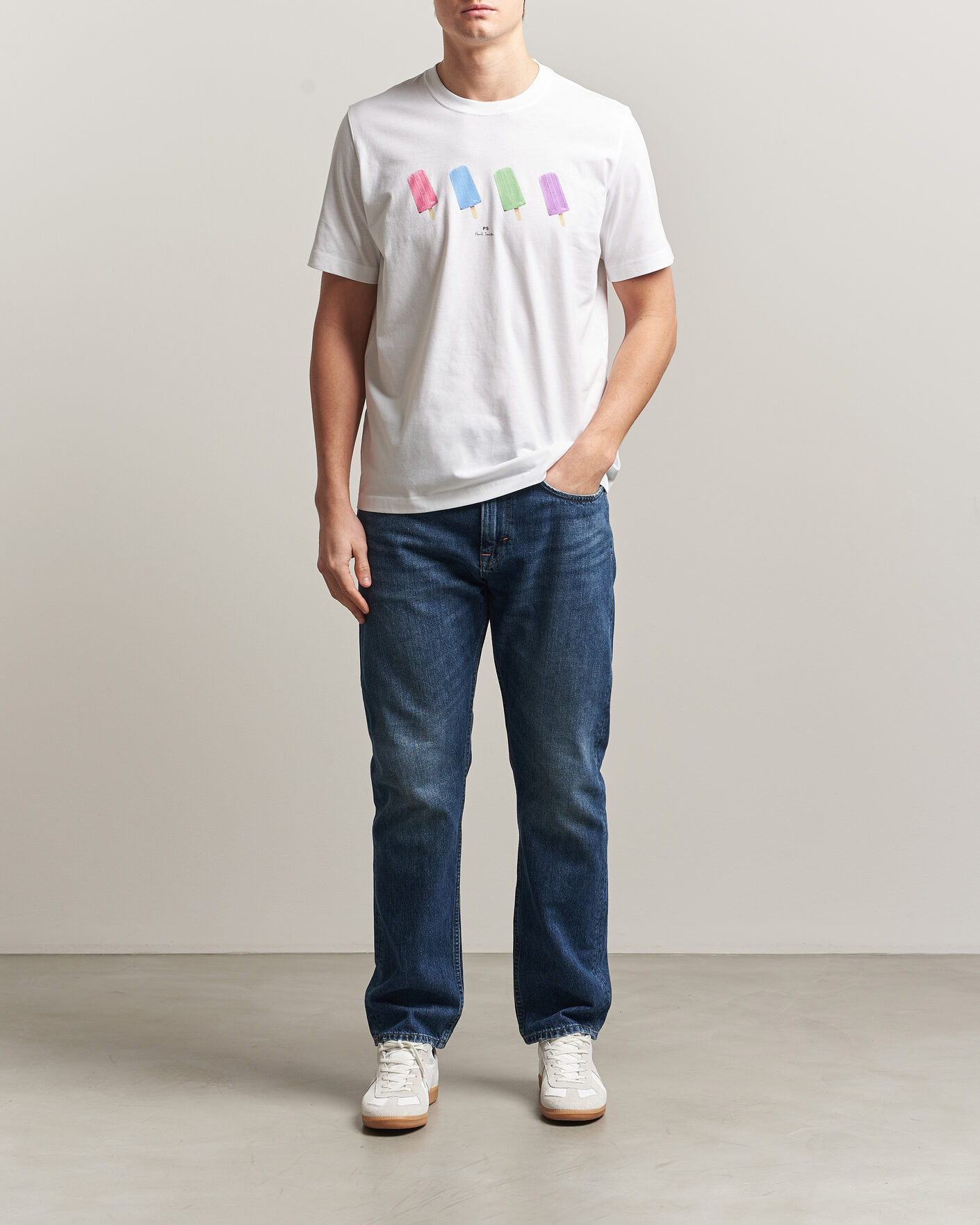 Heren | T-shirts | PS Paul Smith | Lollies Printed T-Shirt White