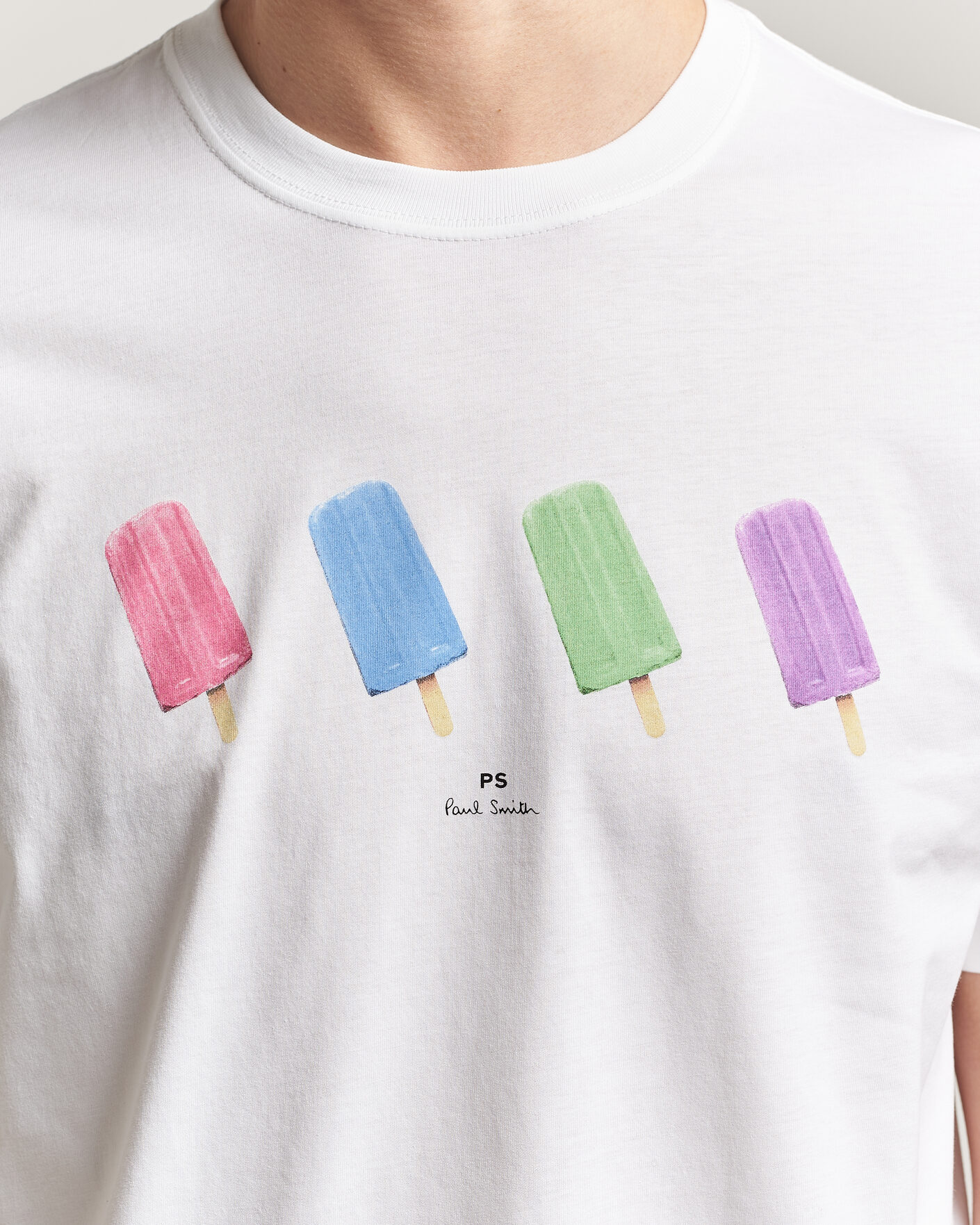 Heren | T-shirts | PS Paul Smith | Lollies Printed T-Shirt White