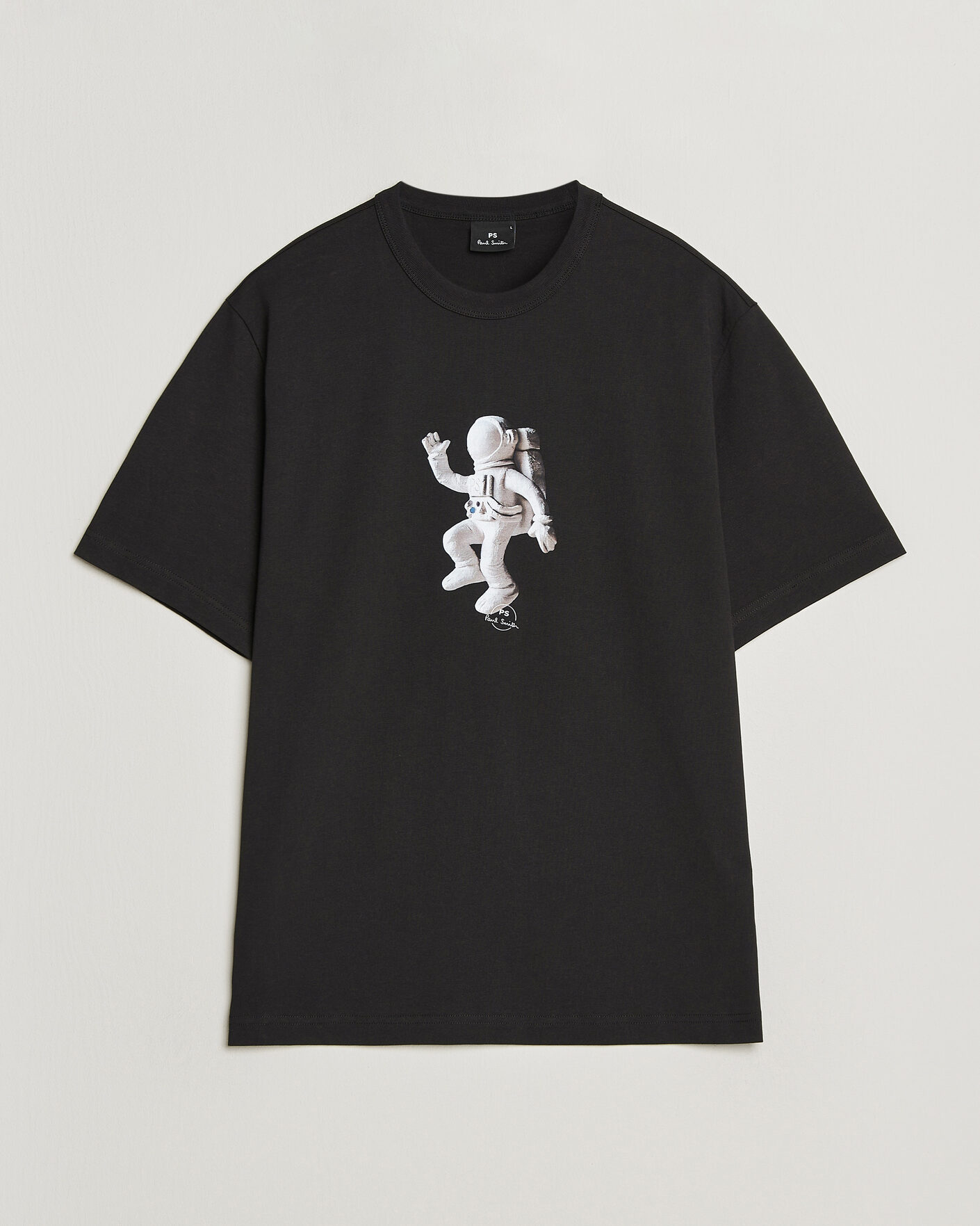 Heren | T-shirts | PS Paul Smith | Astronaut Printed T-Shirt Black