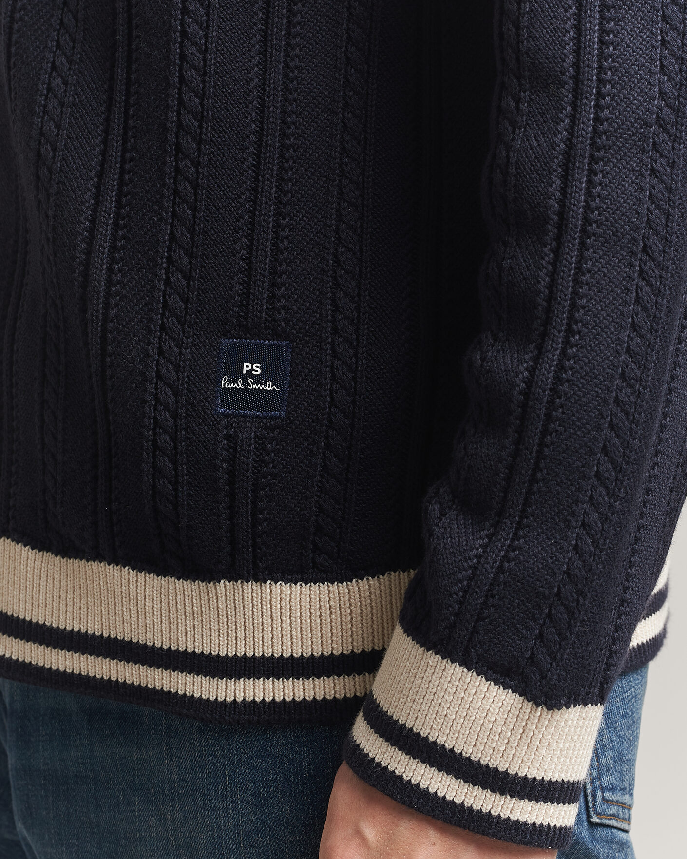 Heren | Truien | PS Paul Smith | Cotton Knitted Cardigan Navy