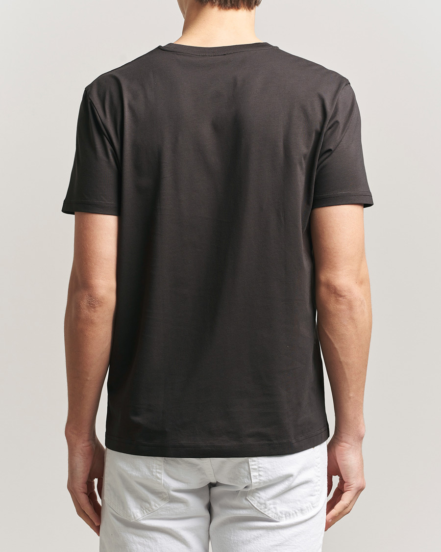 Heren | T-shirts | Sunspel | Riviera Midweight T-Shirt Dark Chocolate