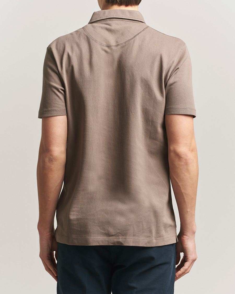 Heren | Polo's | Sunspel | Riviera Polo Shirt Dark Cedar
