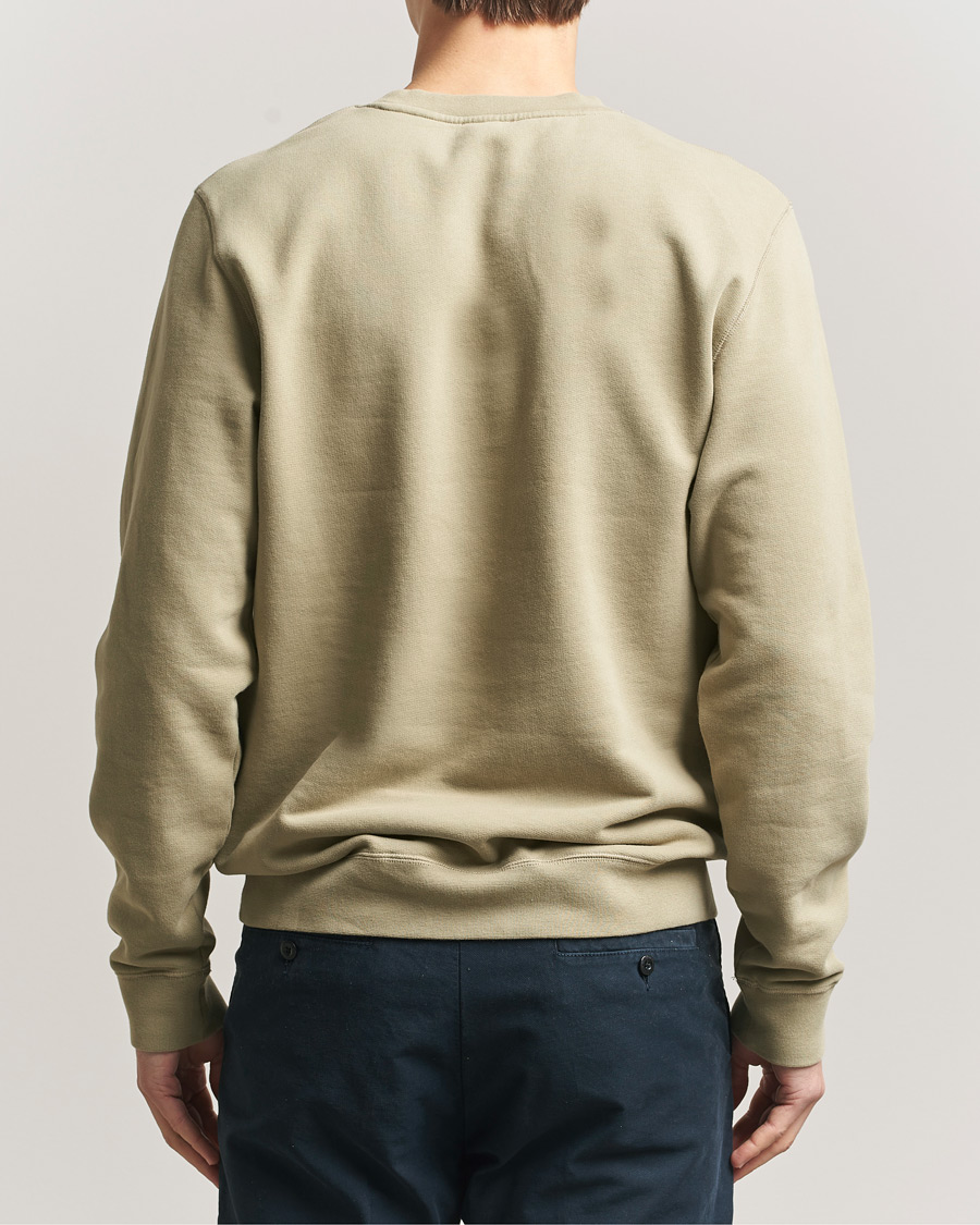 Heren | Truien | Sunspel | Loopback Sweatshirt Pistachio