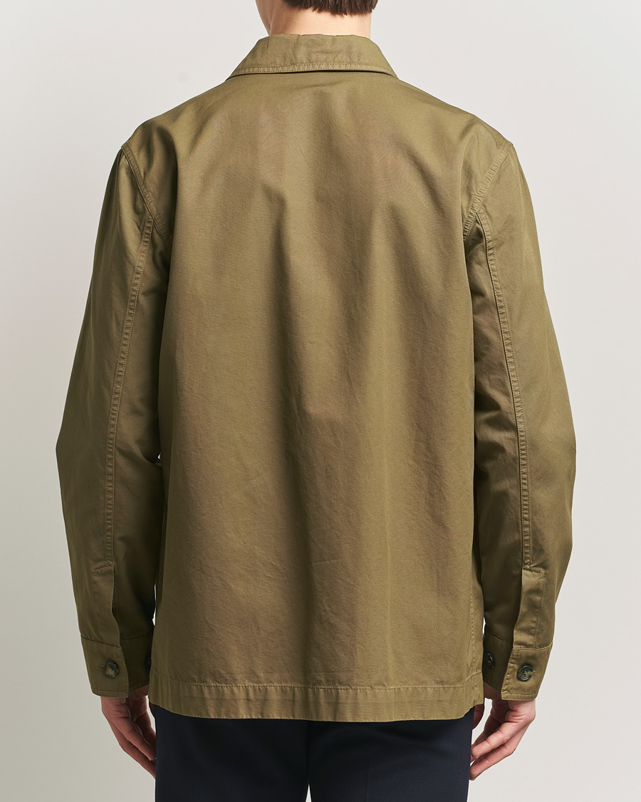 Heren | Jassen | Kiton | Cotton Canvas Chore Jacket Military