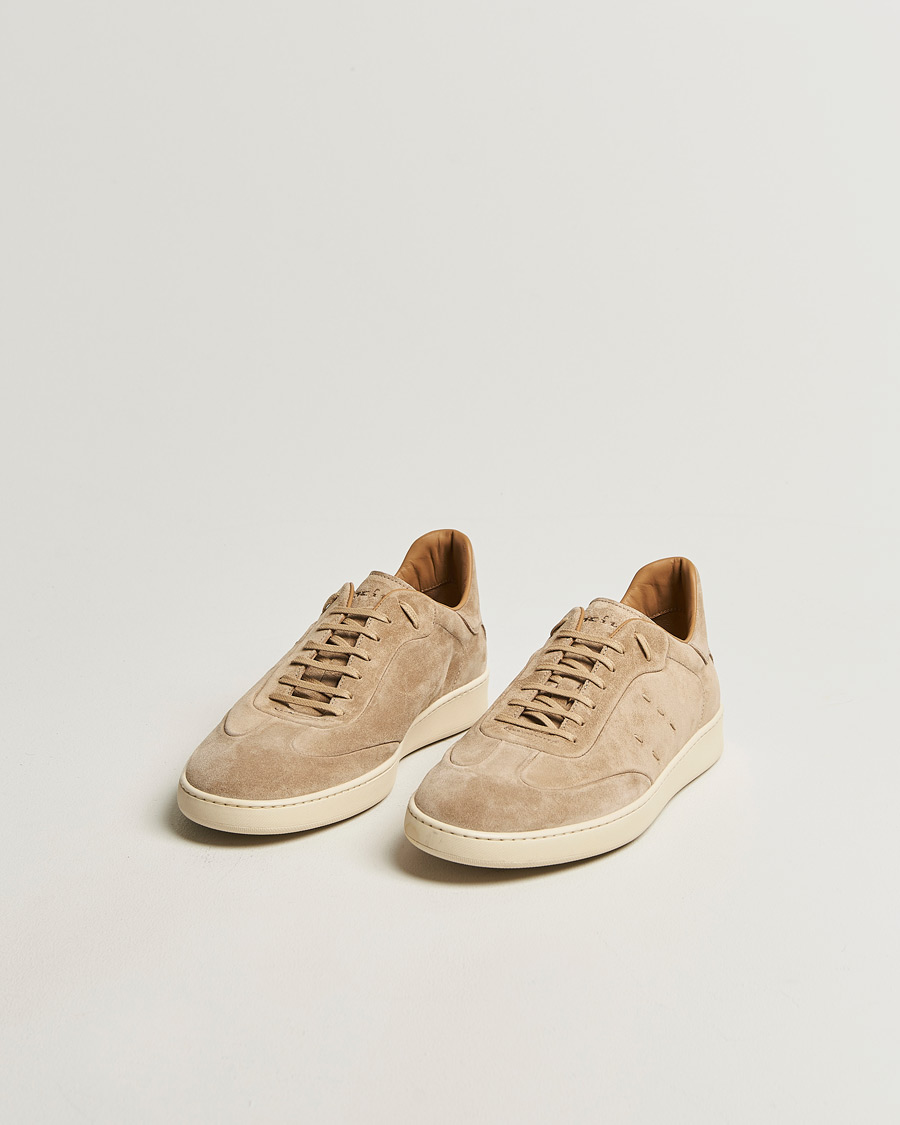 Heren | Sneakers | Kiton | Classic Suede Sneakers Sand