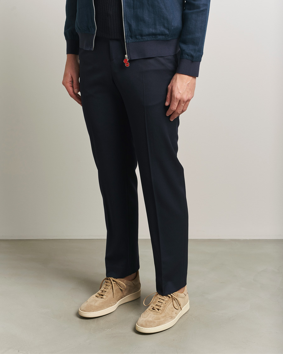 Homme | Baskets | Kiton | Classic Suede Sneakers Sand