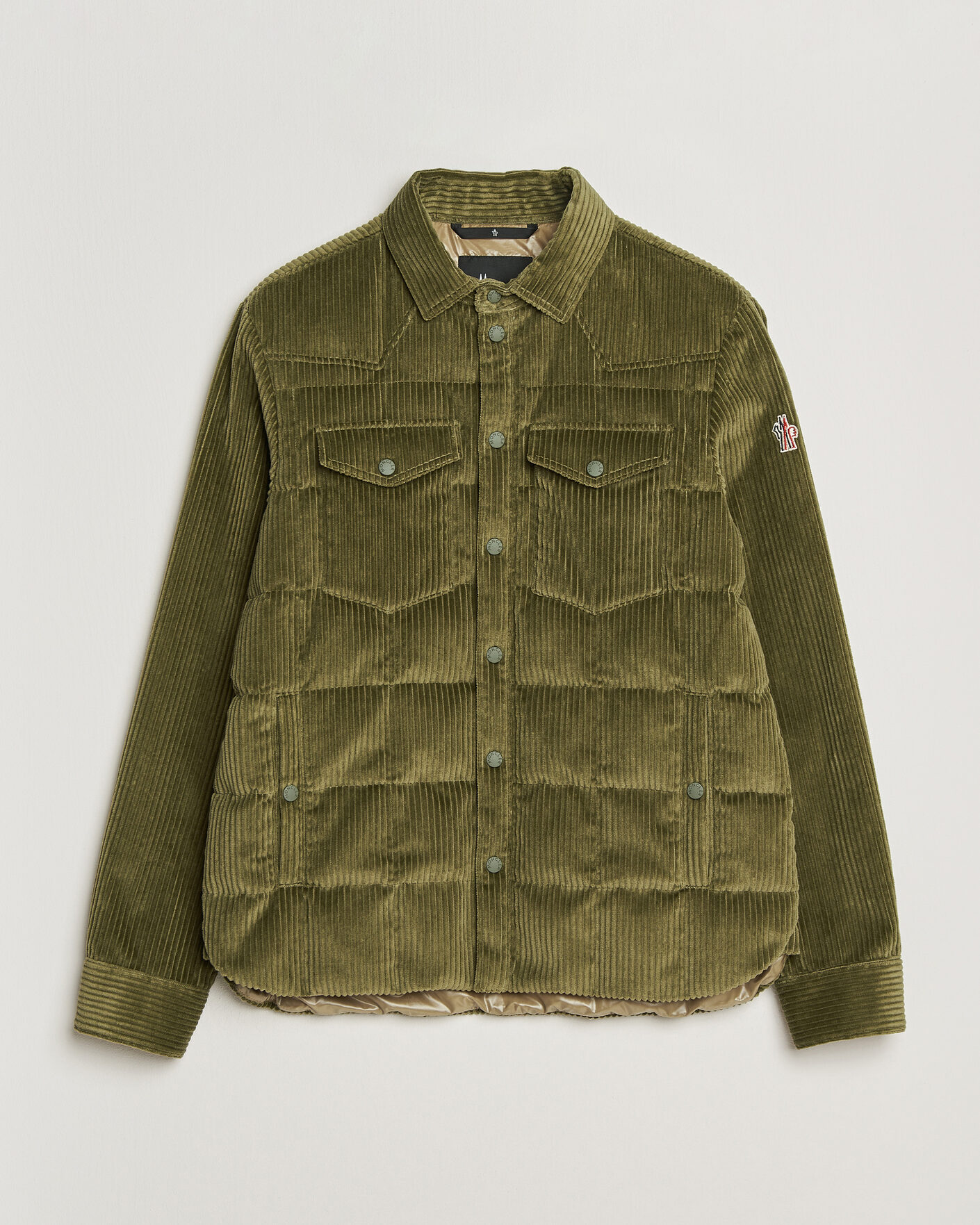 Heren | Jassen | Moncler Grenoble | Gelt Corduroy Shirt Jacket Military Green
