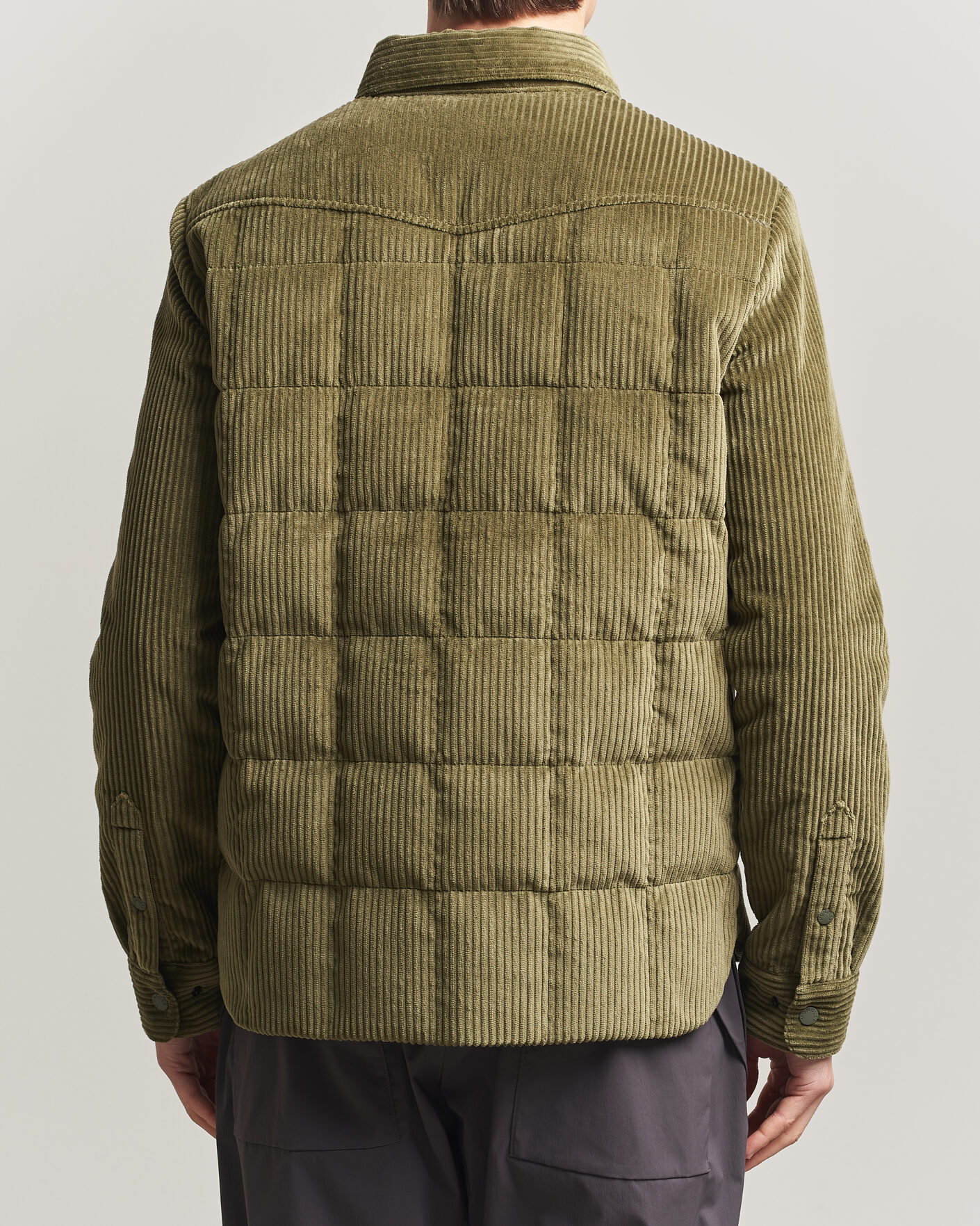 Homme | Manteaux Et Vestes | Moncler Grenoble | Gelt Corduroy Shirt Jacket Military Green