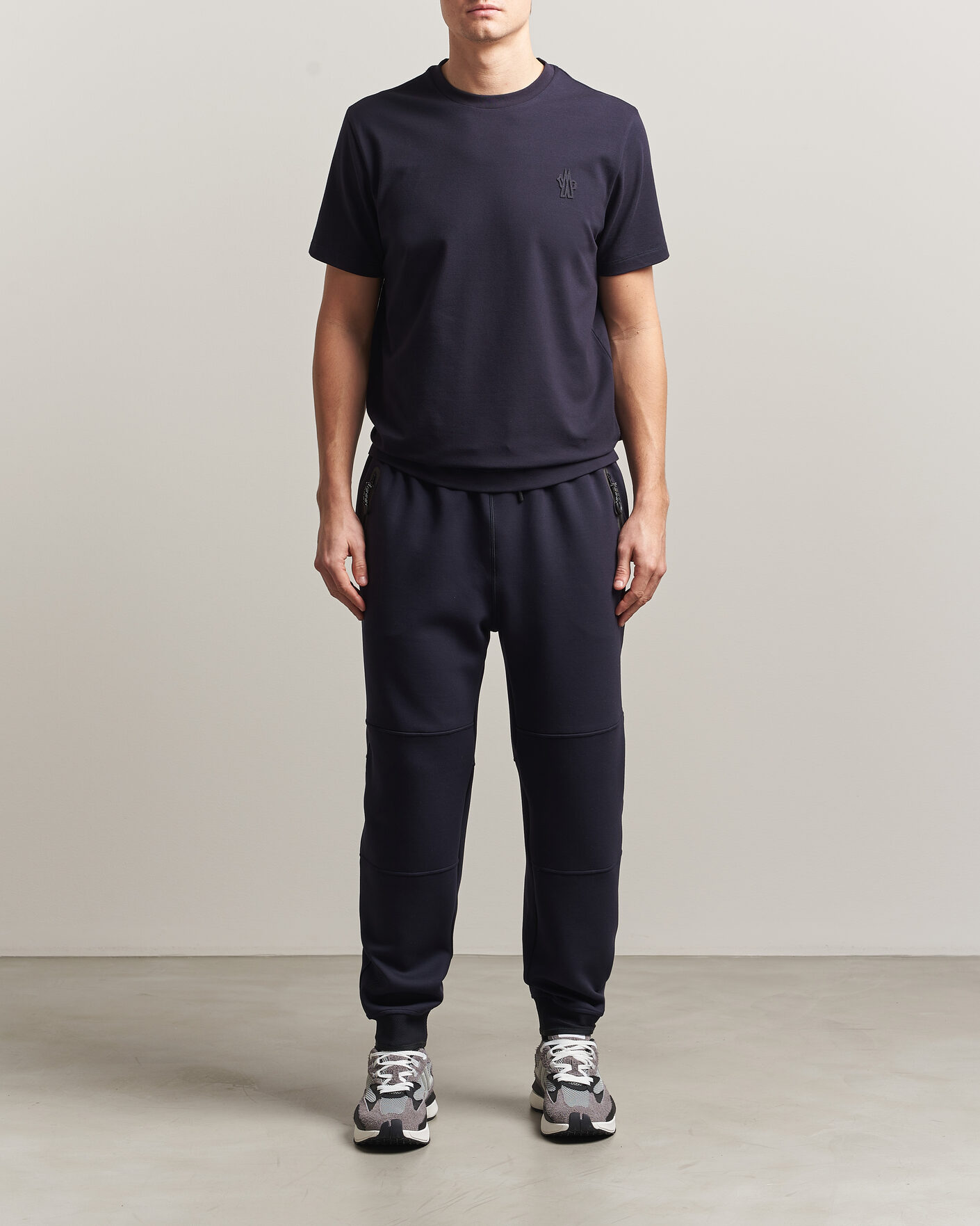 Homme | T-shirts | Moncler Grenoble | 3-Pack Logo T-Shirts White/Grey/Black