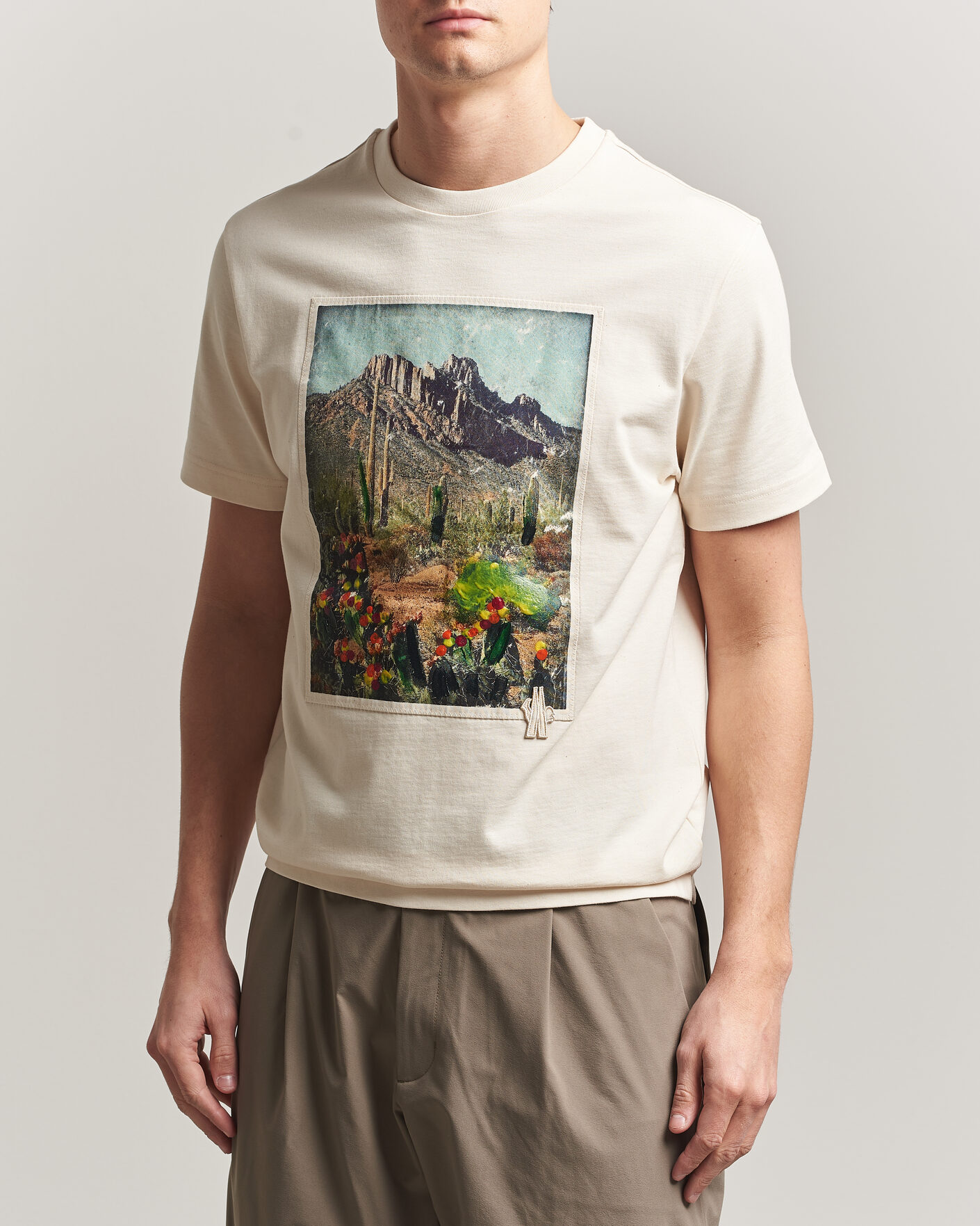 Homme | T-shirts | Moncler Grenoble | Mountain Print T-Shirt Off White