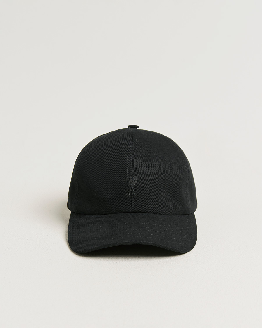 Homme | Bobs Et Casquettes | AMI | Black Heart Logo Cap Black