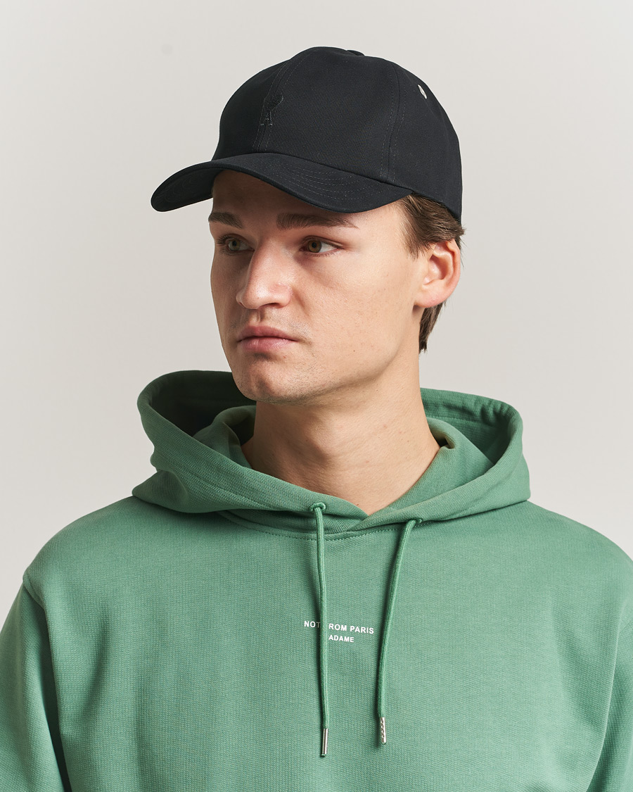 Heren | Hoeden en petten | AMI | Black Heart Logo Cap Black
