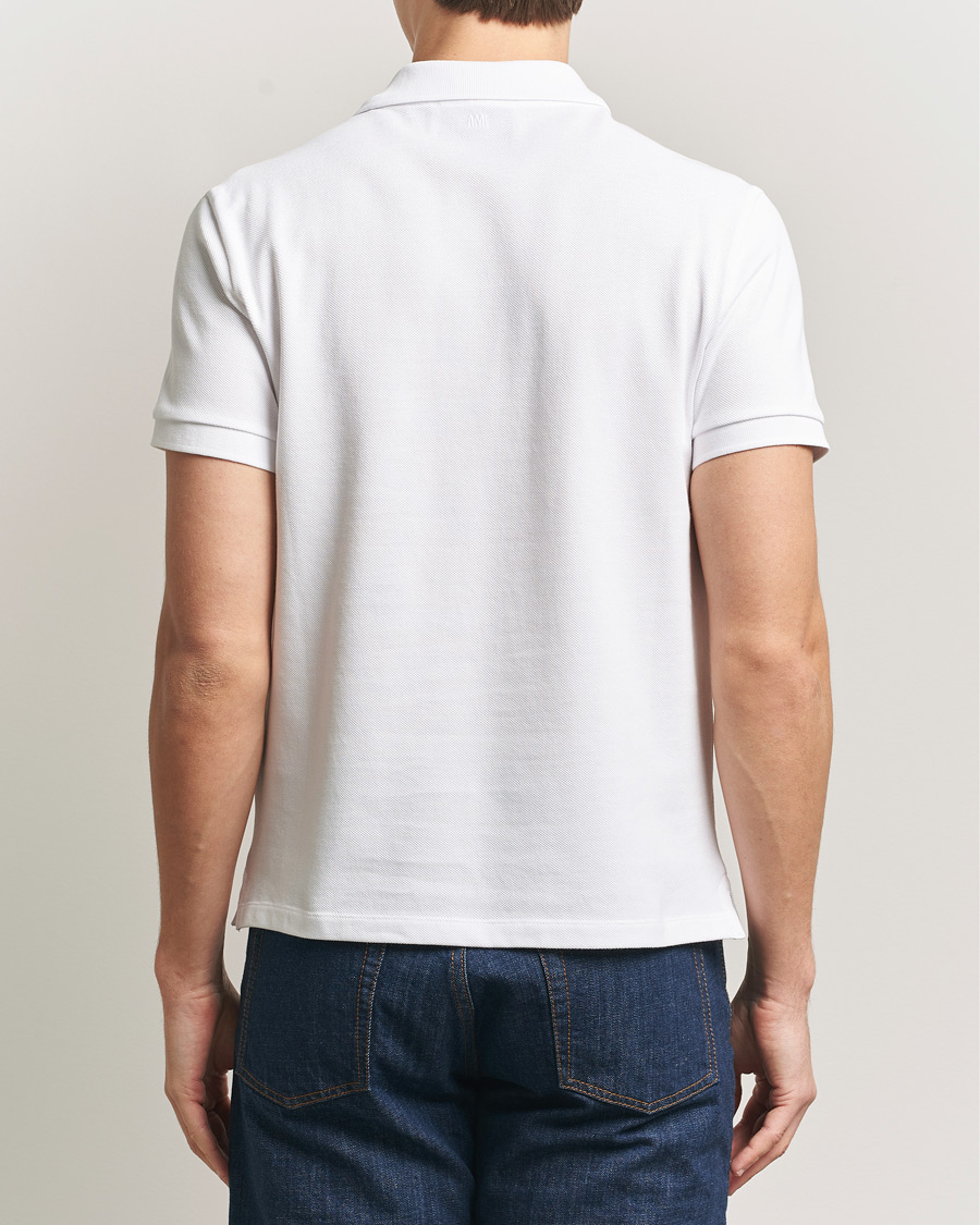 Homme | Polos | AMI | Contrast Heart Logo Polo White