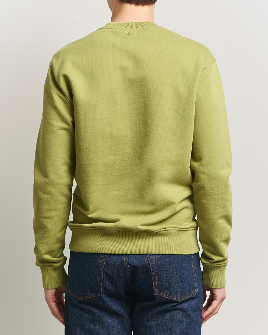 Heren | Truien | AMI | Contrast Heart Logo Sweatshirt Matcha