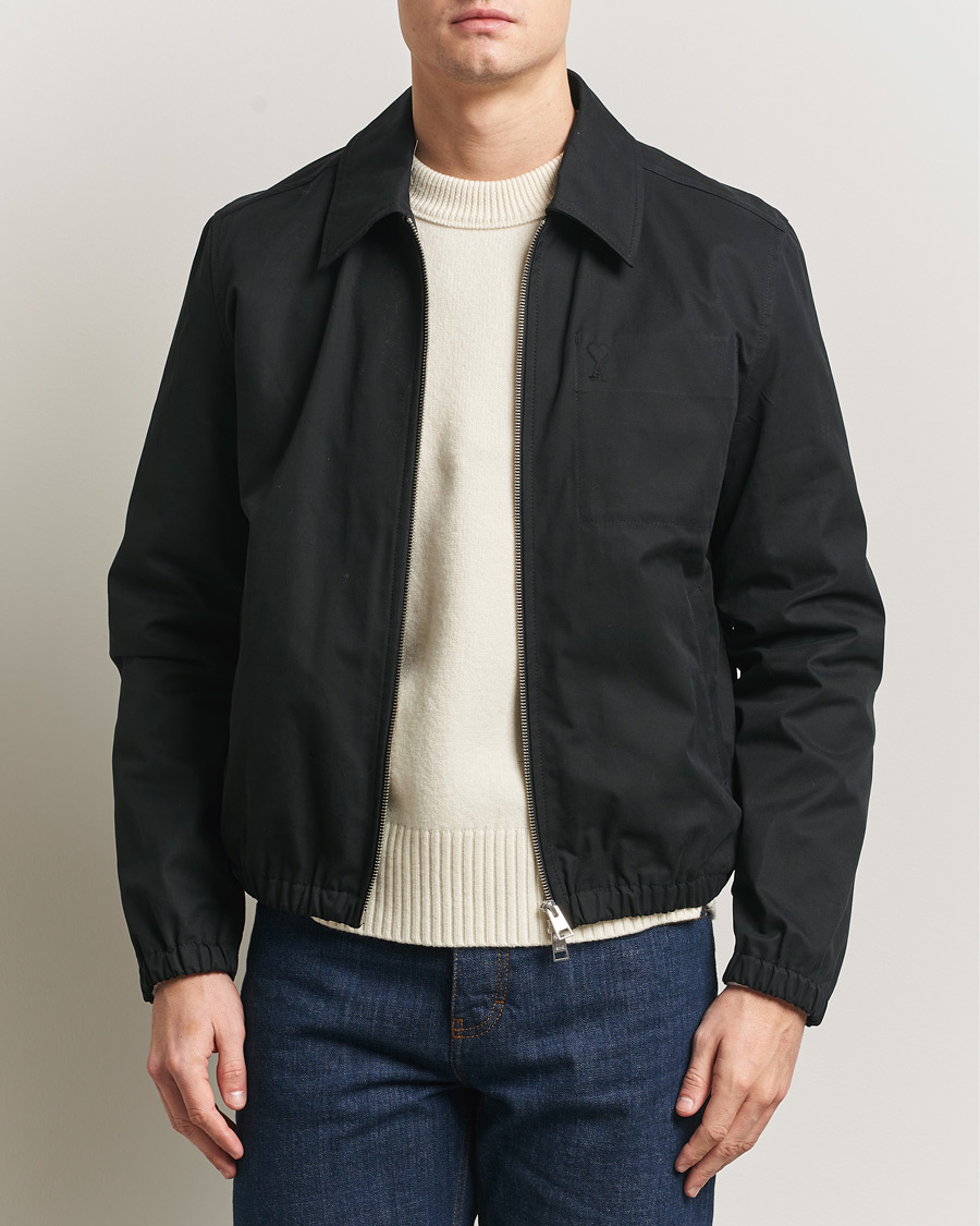 Heren | Jassen | AMI | Zipped Jacket Black