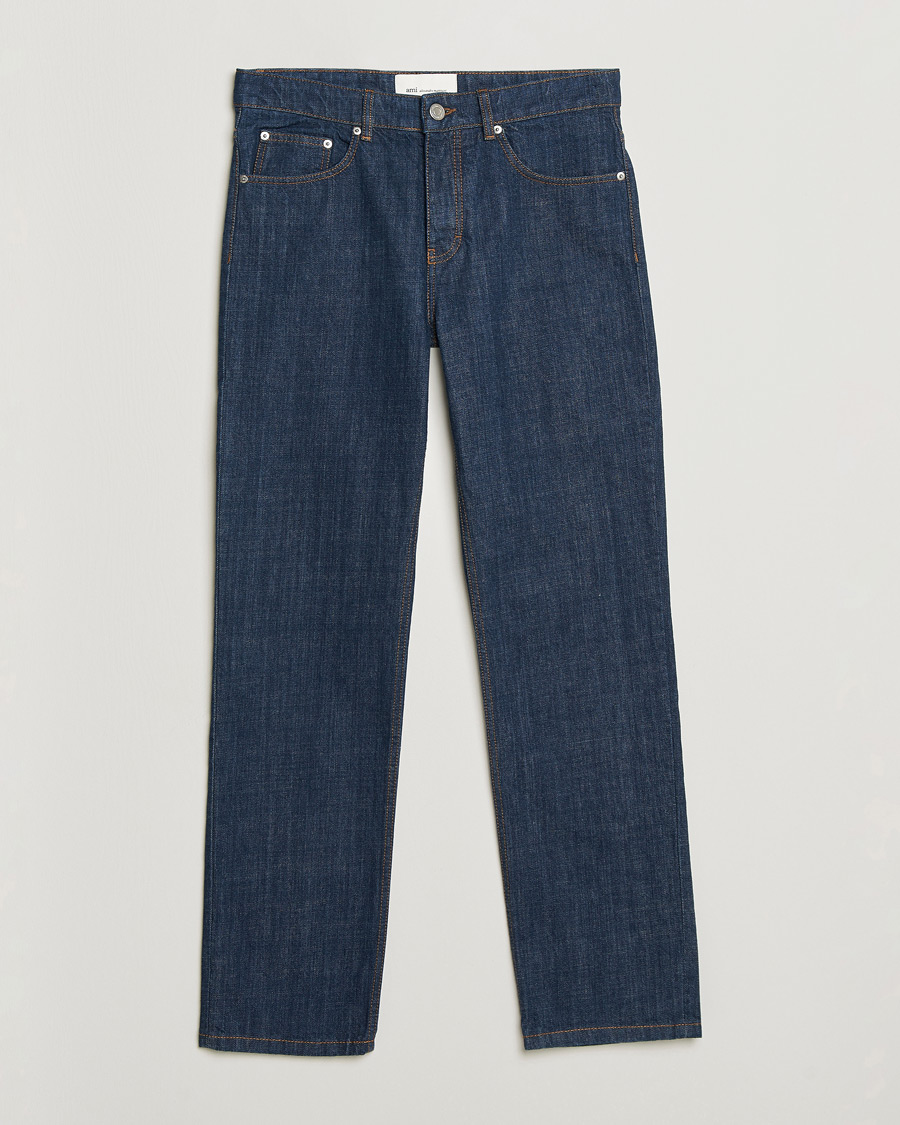 Heren | Broeken | AMI | Classic Fit Jeans Indigo