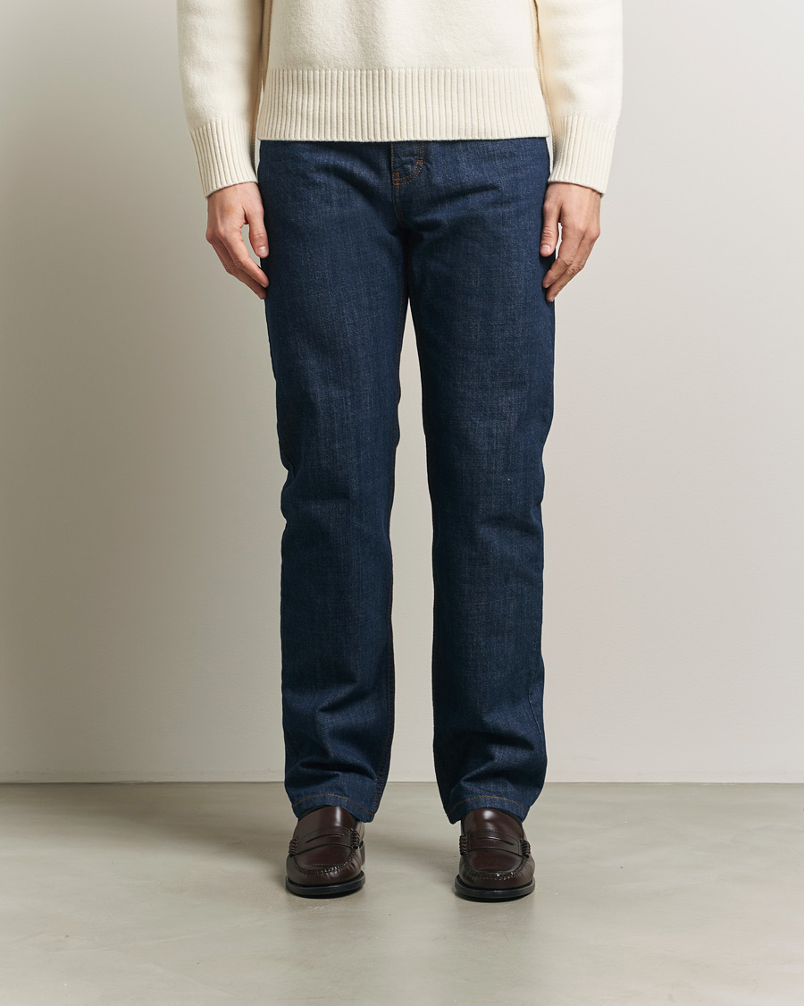 Heren | Broeken | AMI | Classic Fit Jeans Indigo