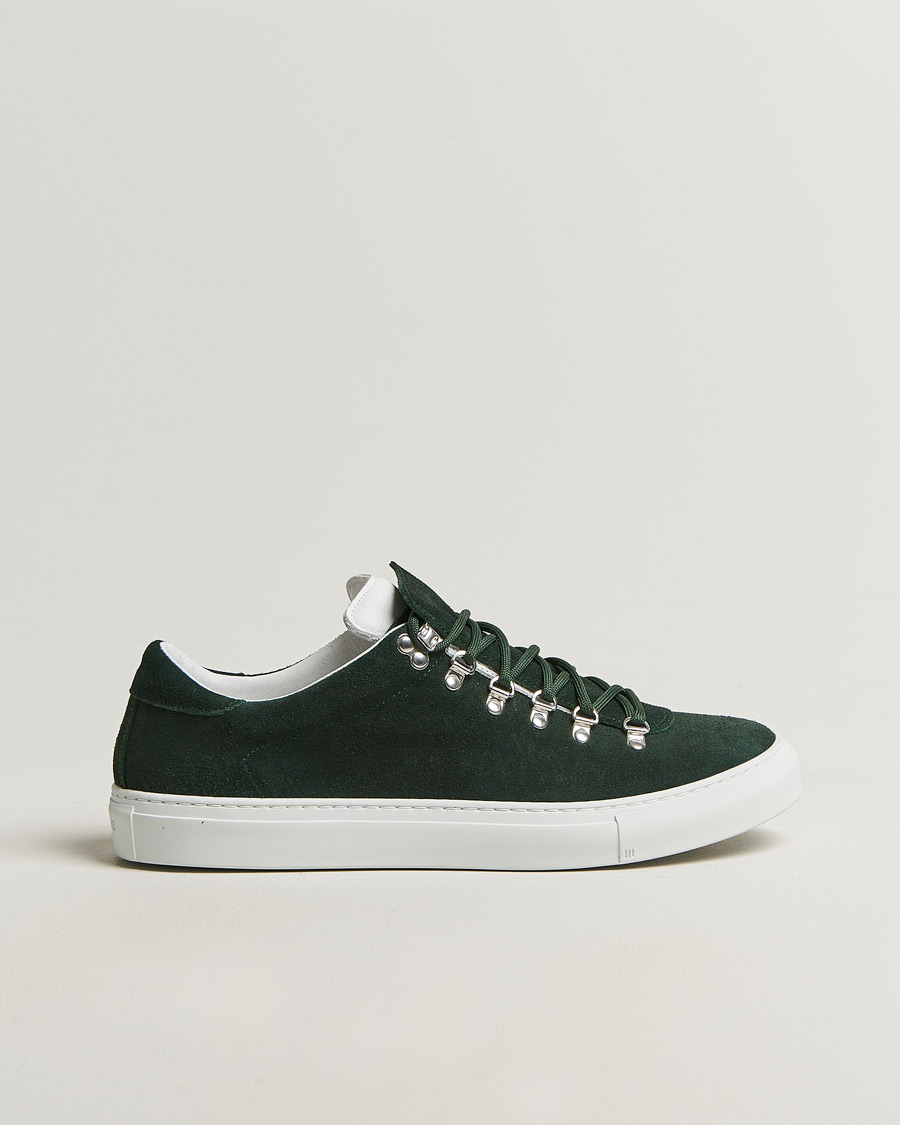 Heren | Sneakers | Diemme | Marostica Low Sneaker Bottle Green Suede