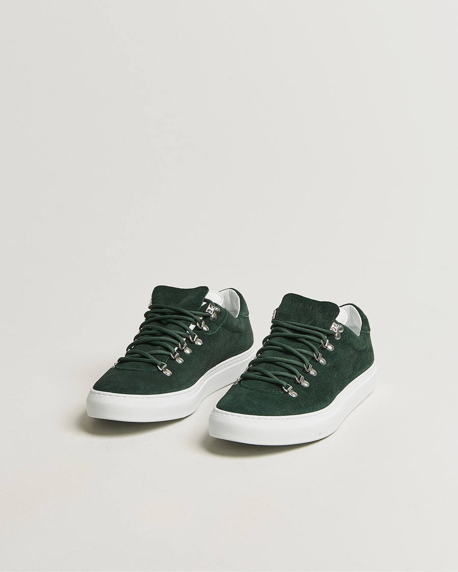 Heren | Sneakers | Diemme | Marostica Low Sneaker Bottle Green Suede