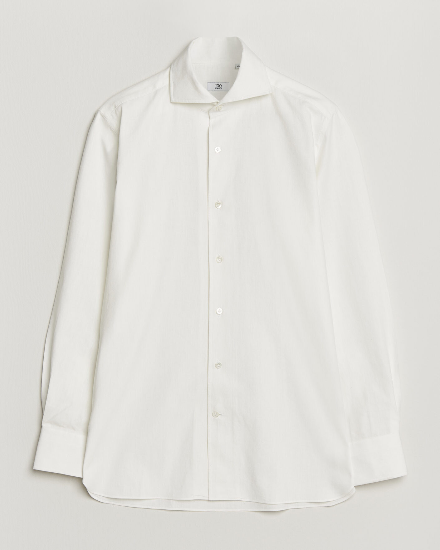 Homme | Chemises | 100Hands | Washed Japanese Denim Shirt Off White