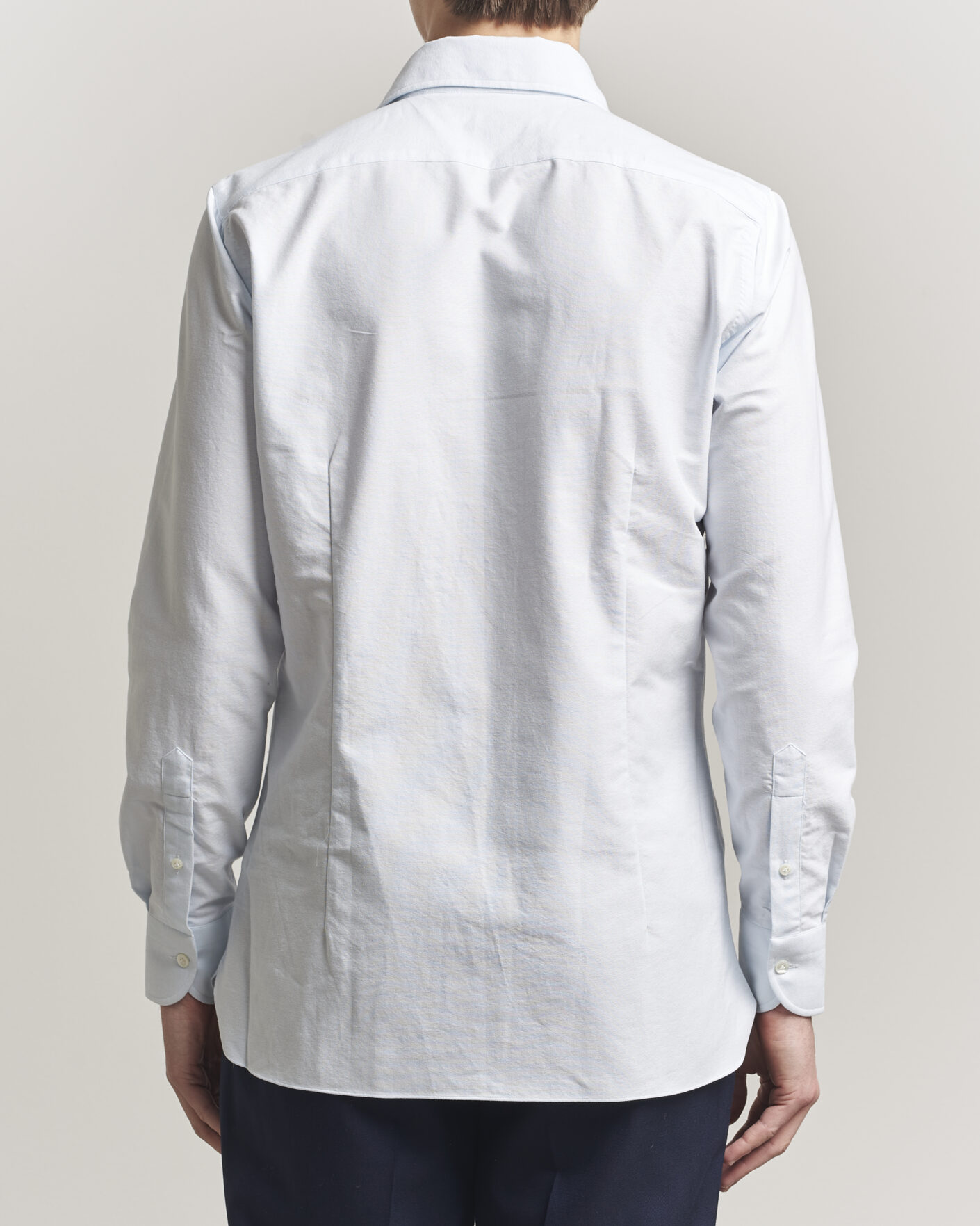 Homme | Chemises | 100Hands | Washed Oxford Shirt Light Blue