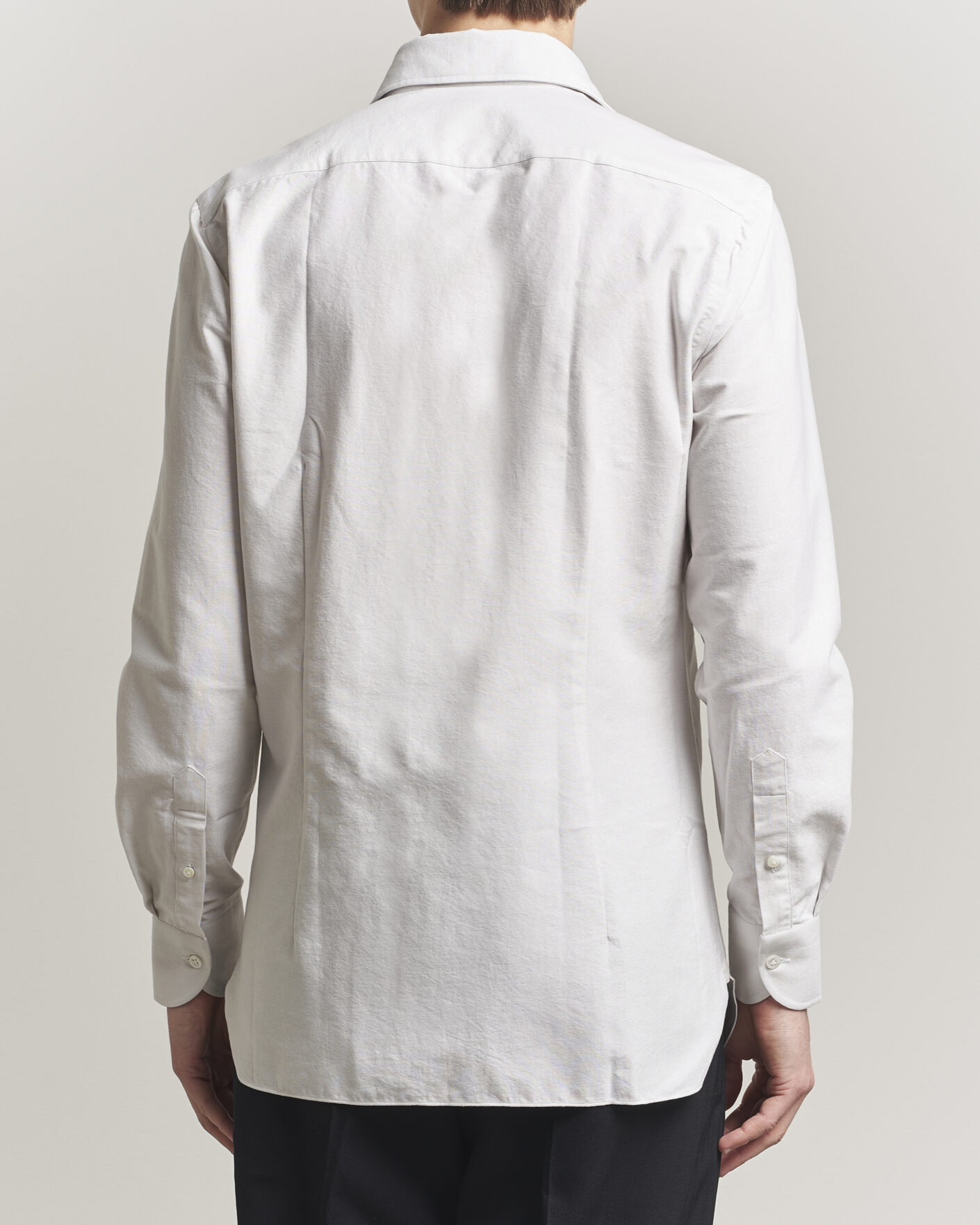 Homme | Chemises | 100Hands | Washed Oxford Shirt Grey